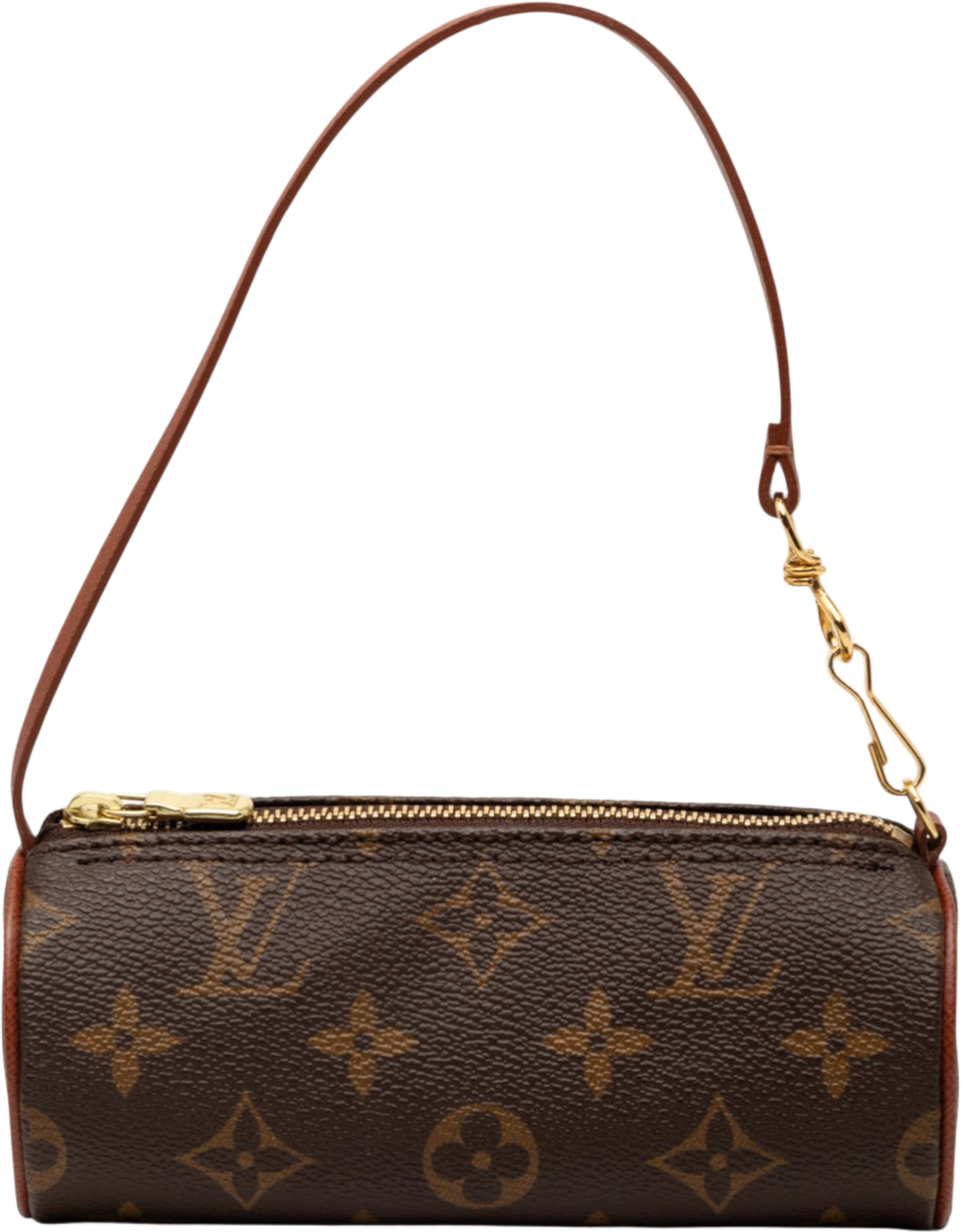 Louis Vuitton Monogram Papillon Pochette, från Luxclusif, i färgen brown. Klicka för att öppna bilden i stort format