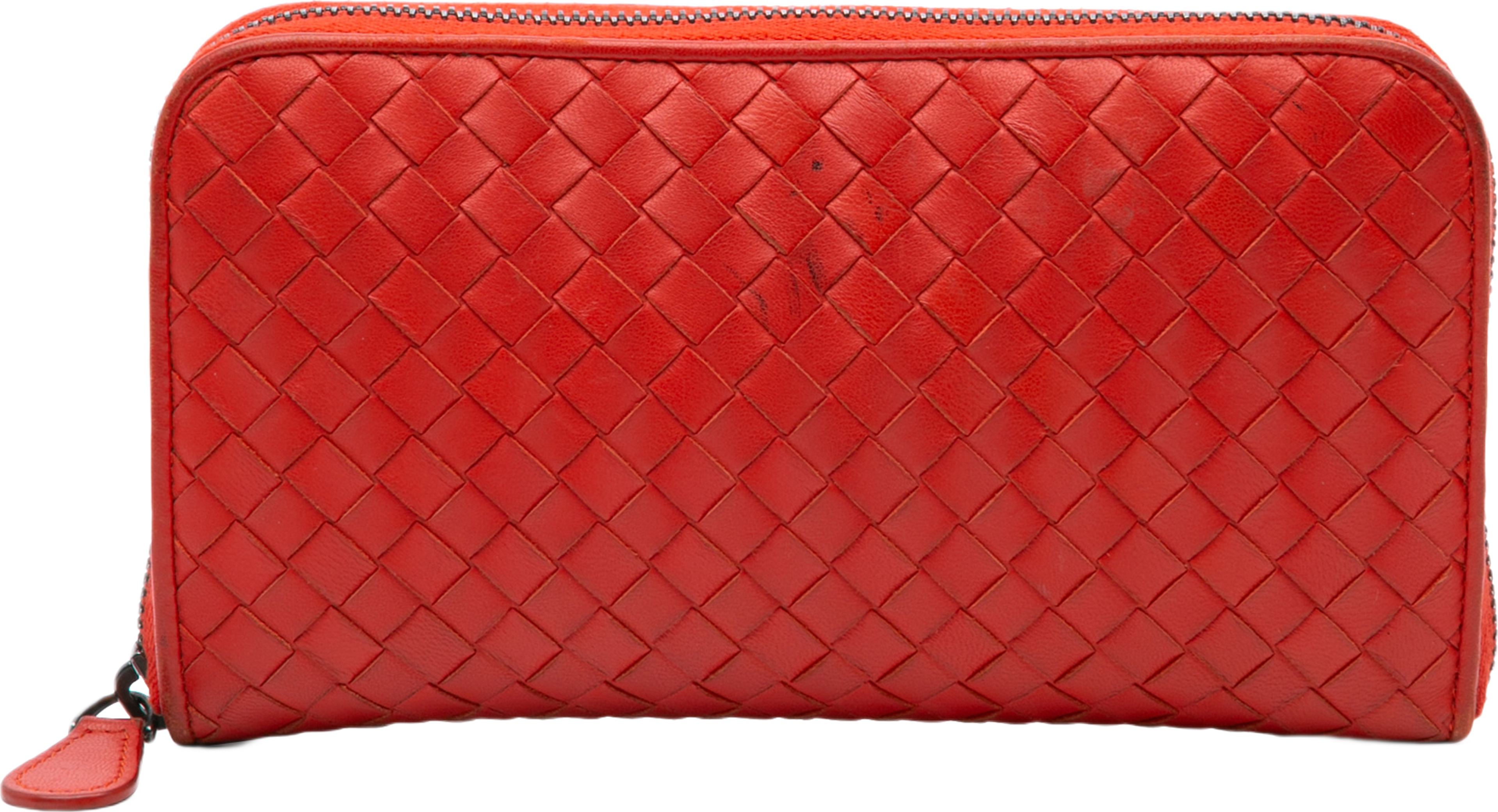 Bottega Veneta Nappa Intrecciato Zip Around Long Wallet