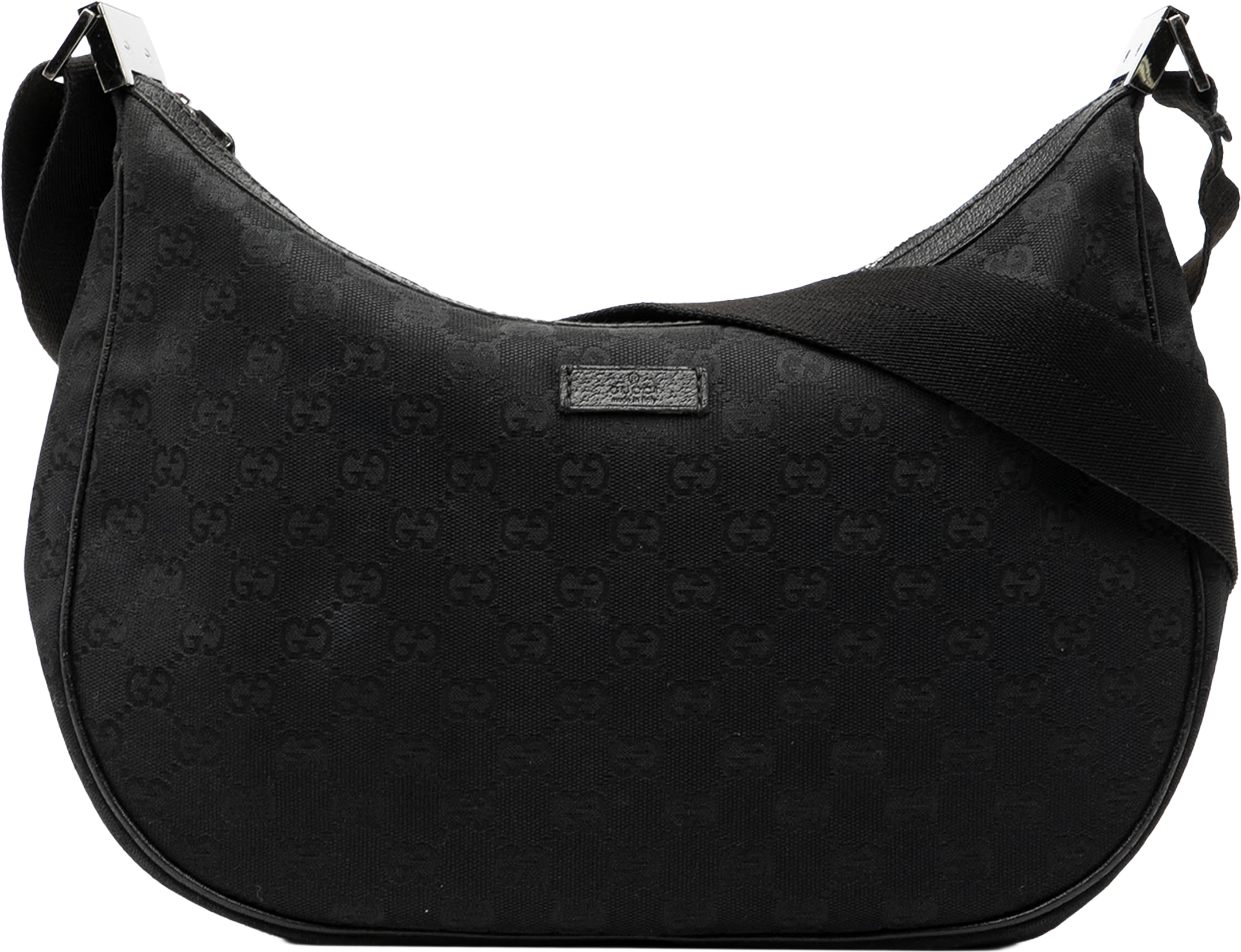 Gucci Gg Canvas Crossbody, från Luxclusif, i färgen black. Klicka för att öppna bilden i stort format