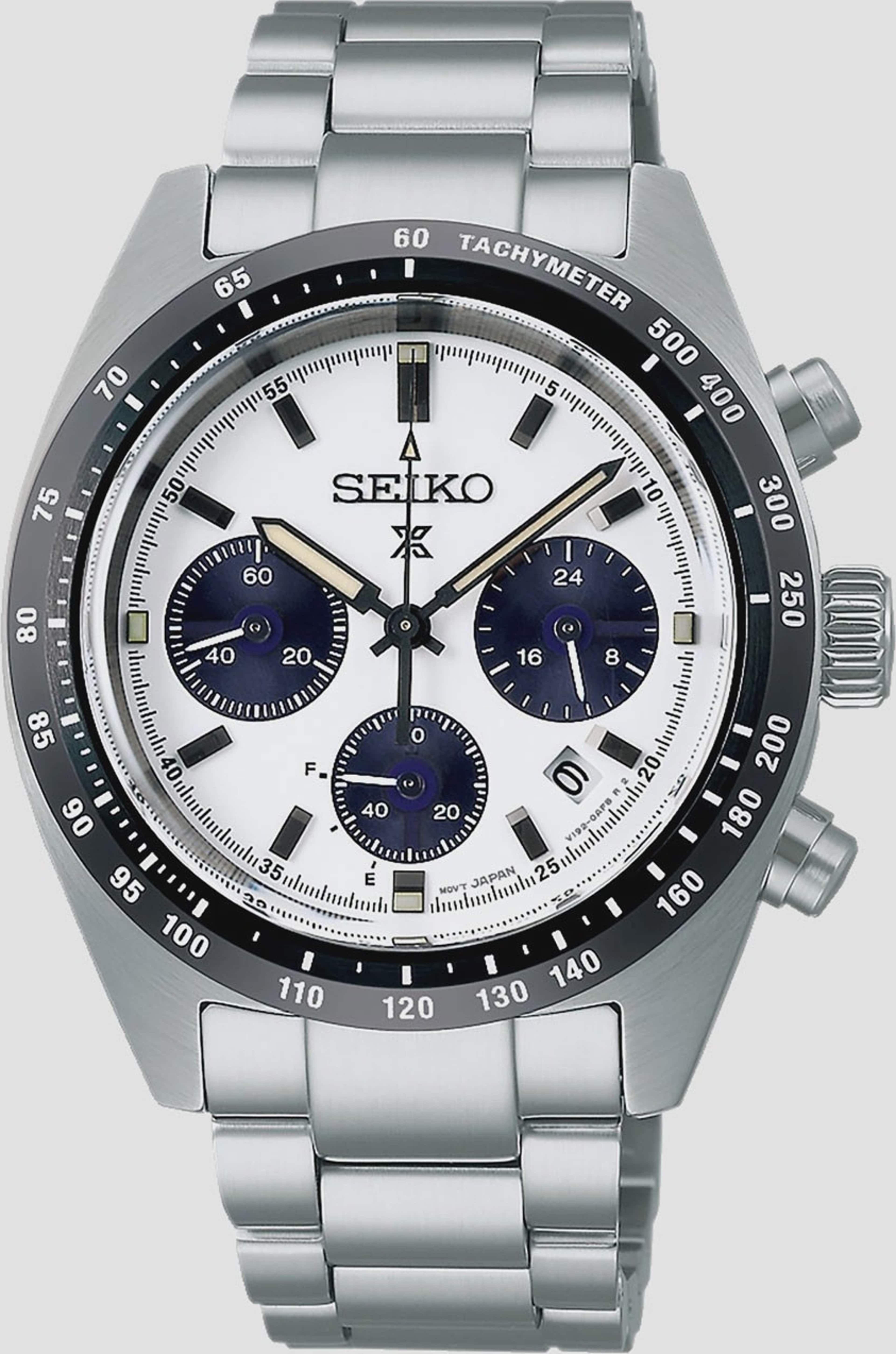 Seiko Prospex Vit/stål, Stållänk - Ssc813p1, från Seiko, i färgen 1. Klicka för att öppna bilden i stort format