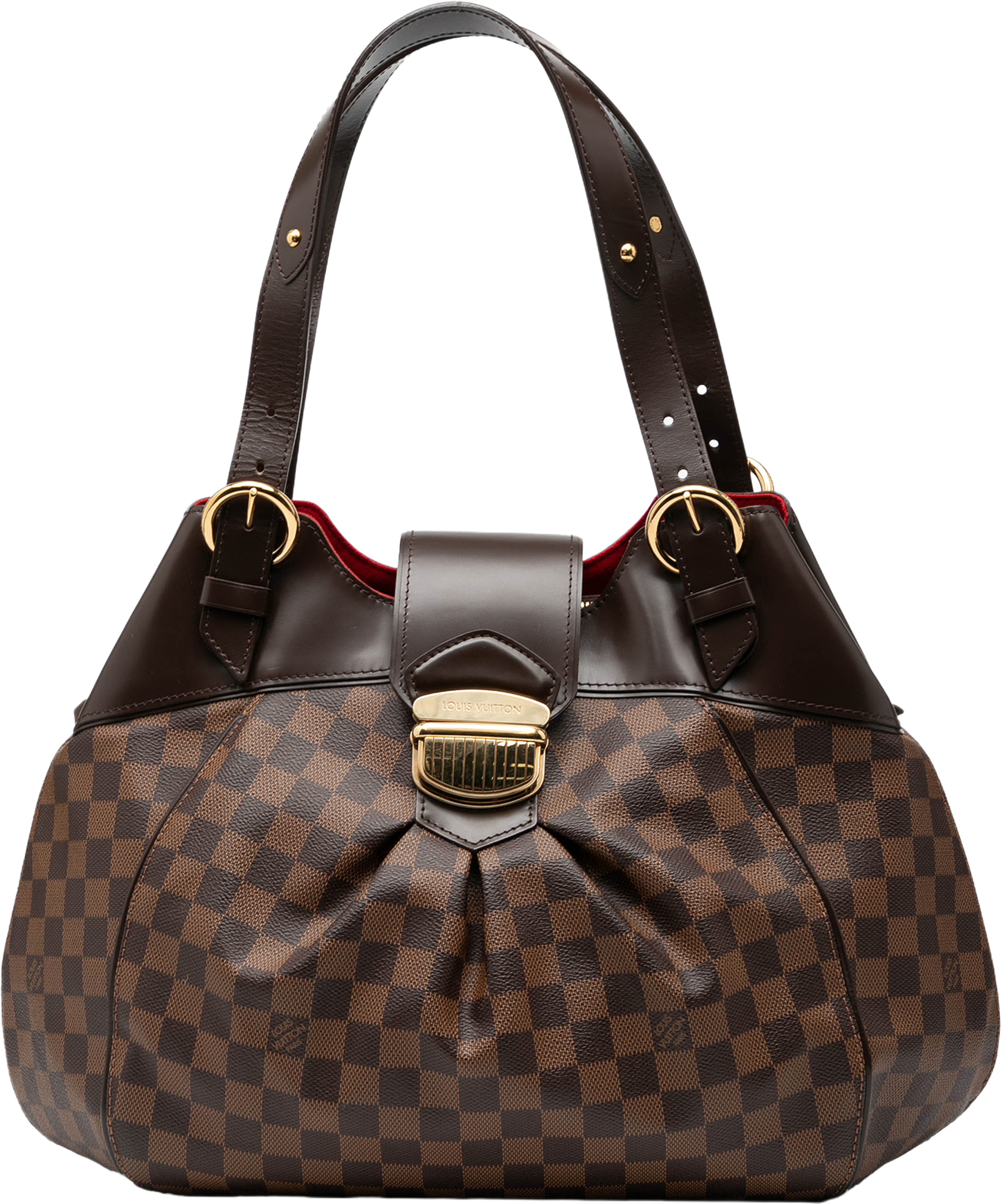 Louis Vuitton Damier Ebene Sistina Gm, från Luxclusif, i färgen brown. Klicka för att öppna bilden i stort format