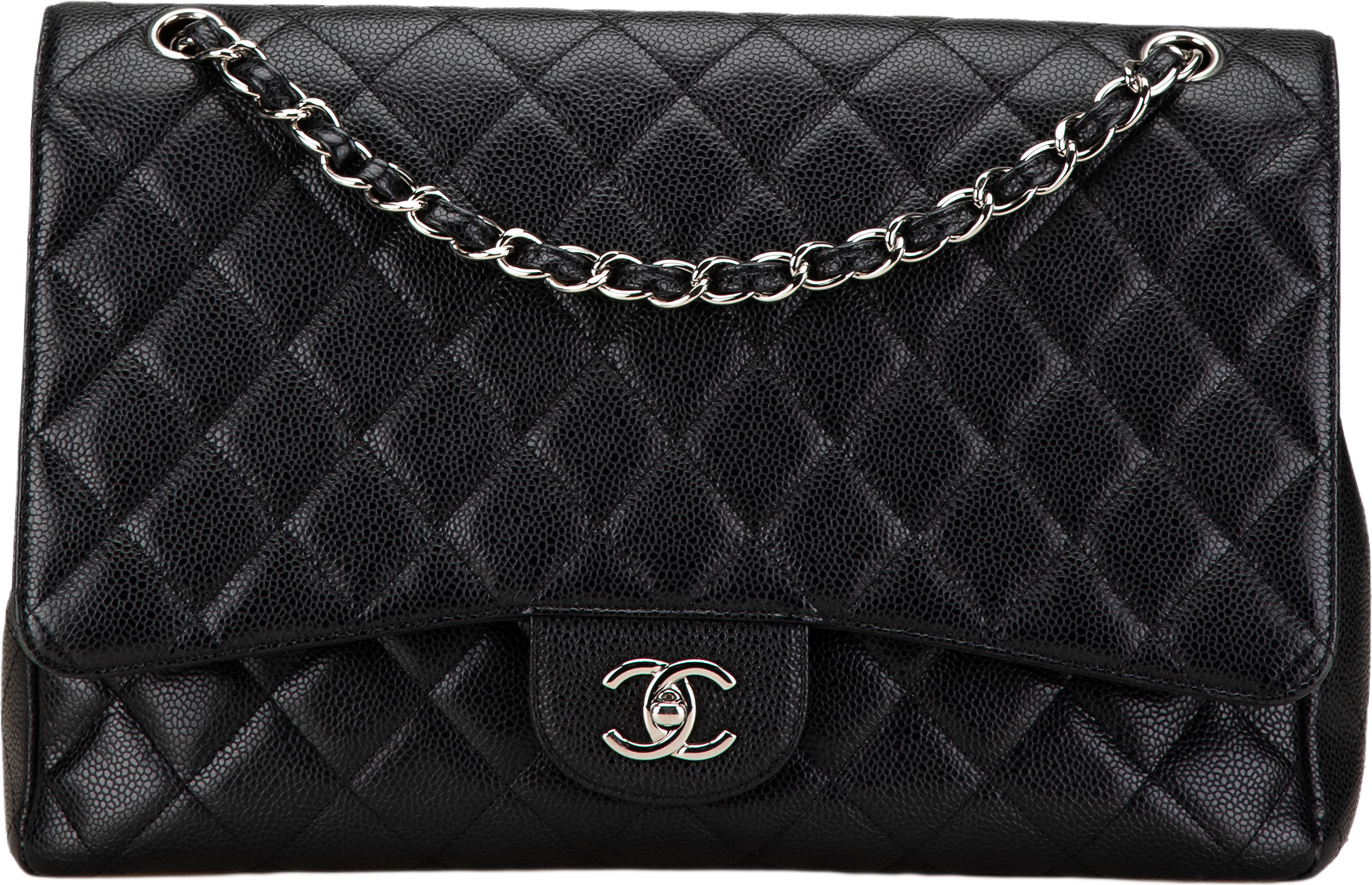 Chanel Maxi Classic Caviar Single Flap