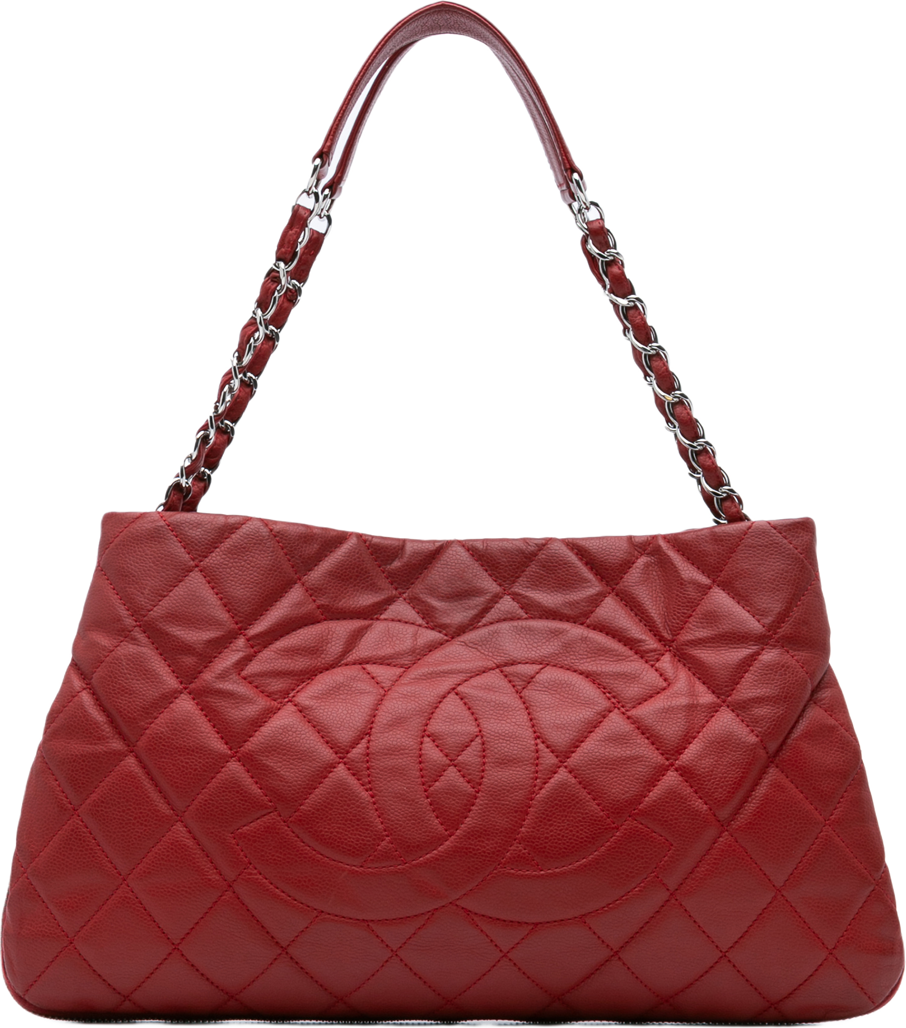 Chanel Quilted Caviar Expandable Zip Around Tote