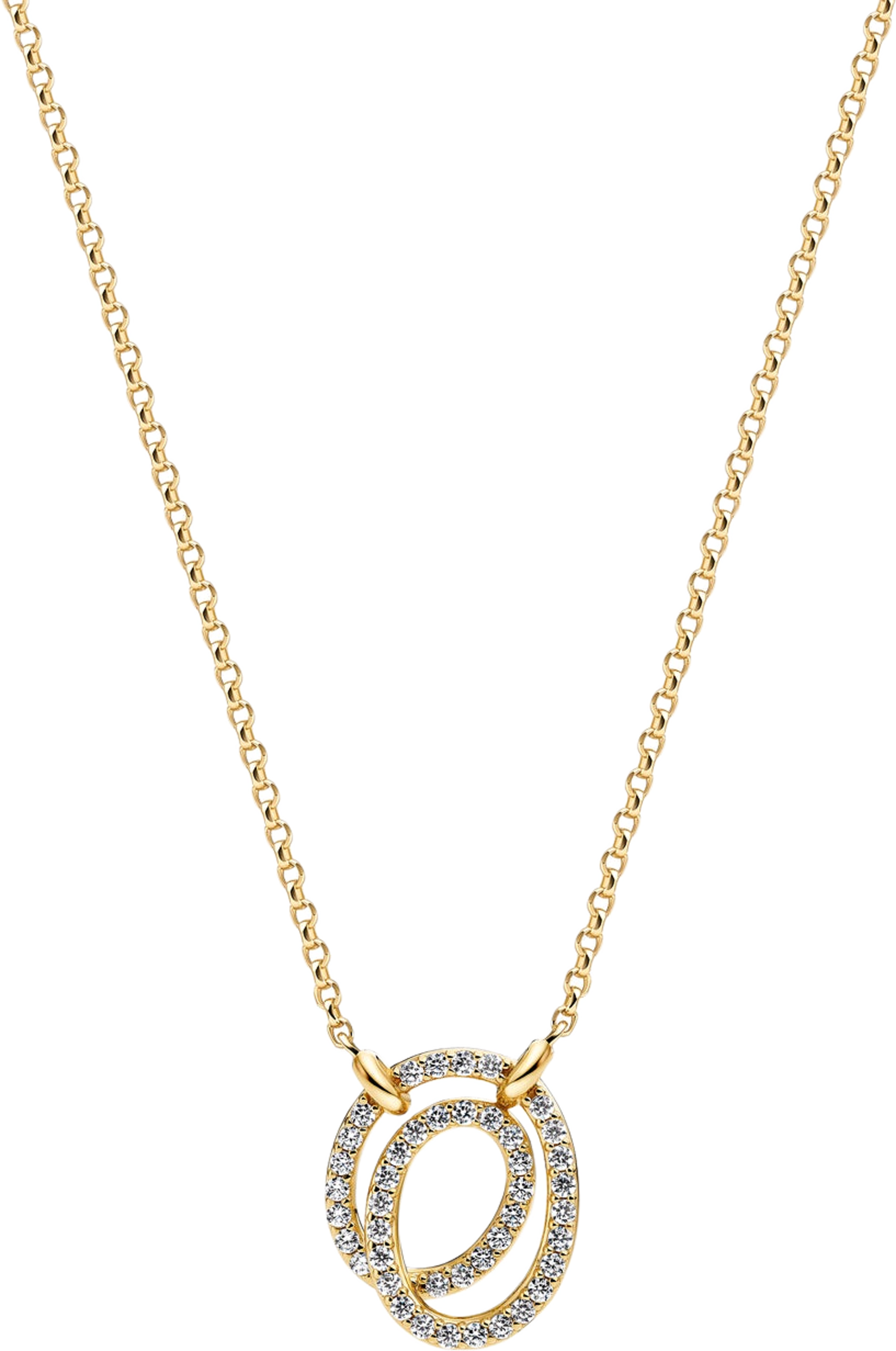 Halsband Spirale Due, från Sif Jakobs Jewellery, i färgen 18k guldpläterad. Klicka för att öppna bilden i stort format