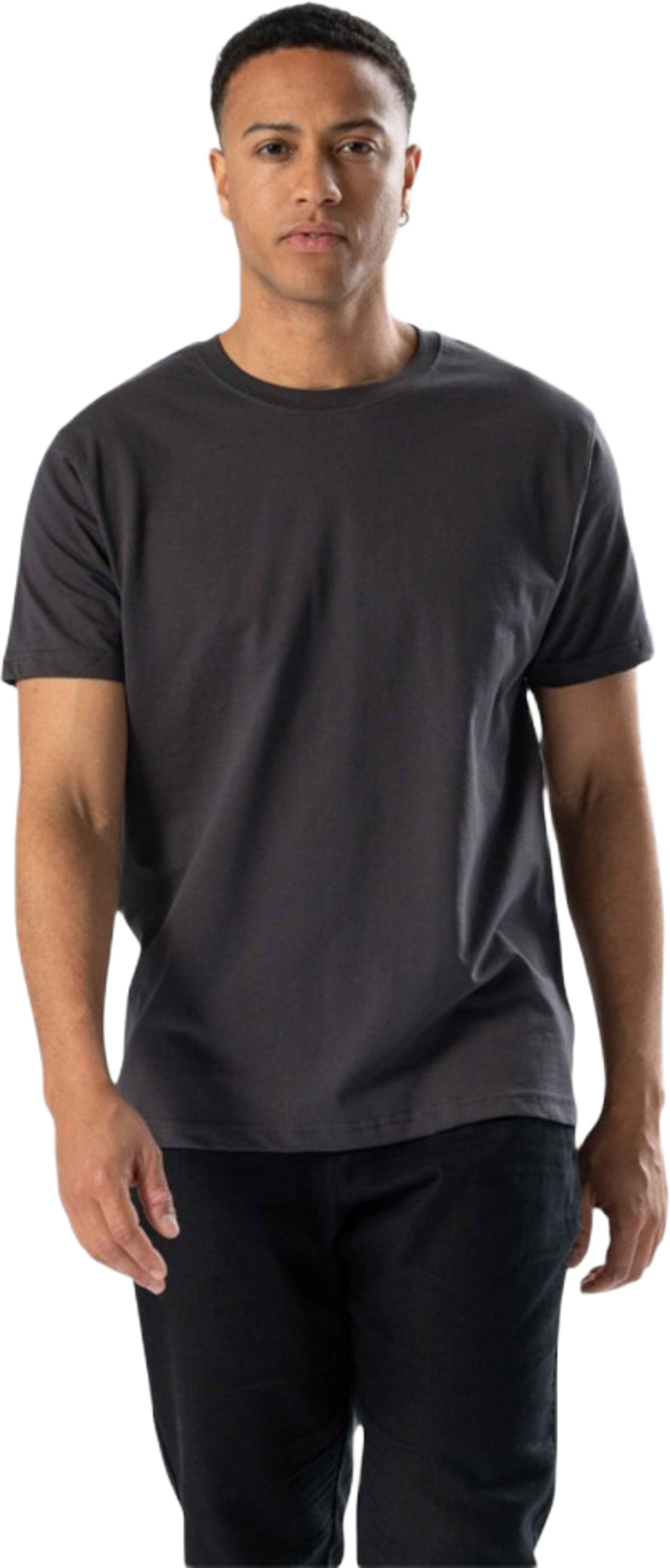 Vanlig T-shirt, från TeeShoppen, i färgen grå. Klicka för att öppna bilden i stort format