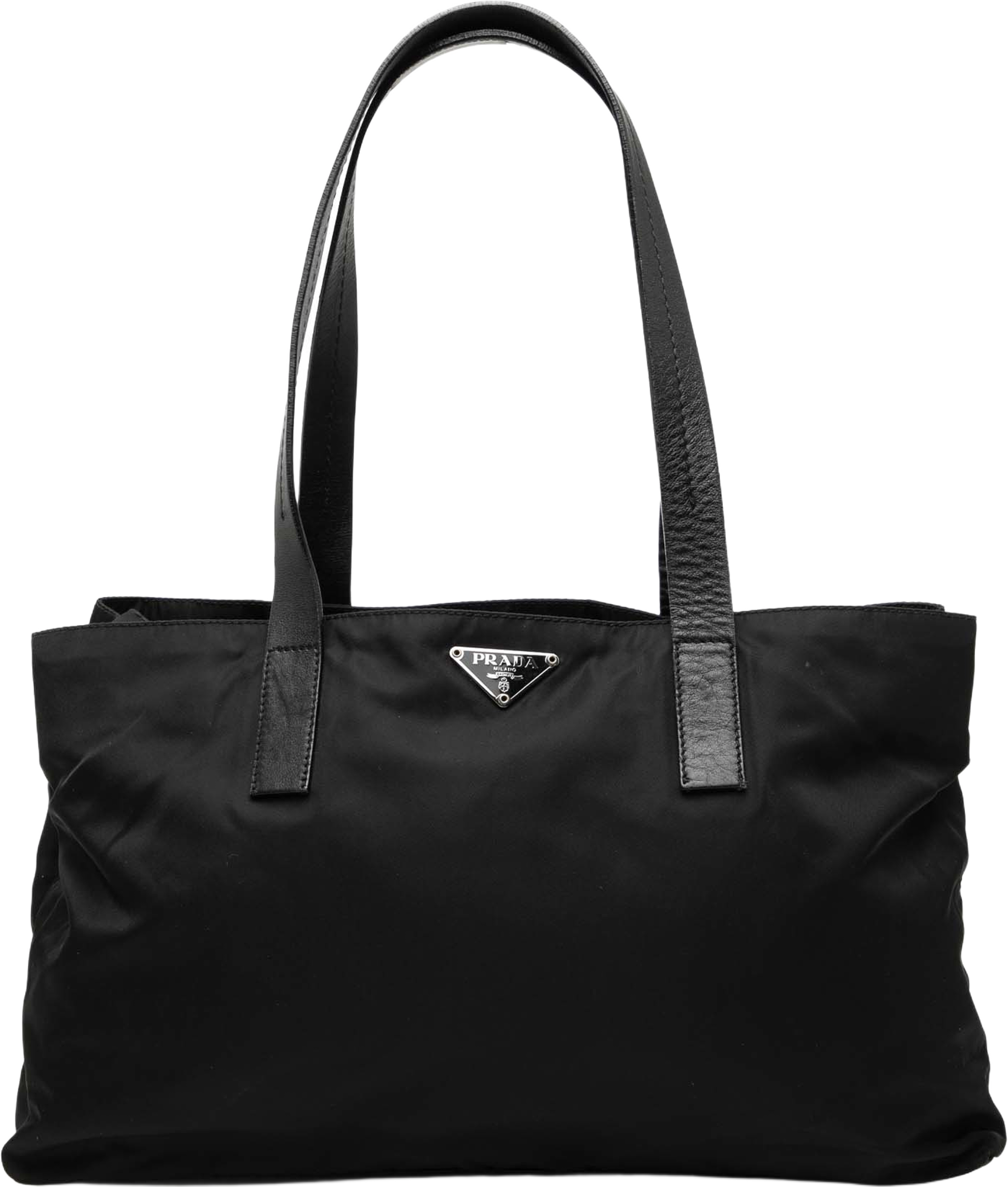 Prada Tessuto Tote, från Luxclusif, i färgen black. Klicka för att öppna bilden i stort format