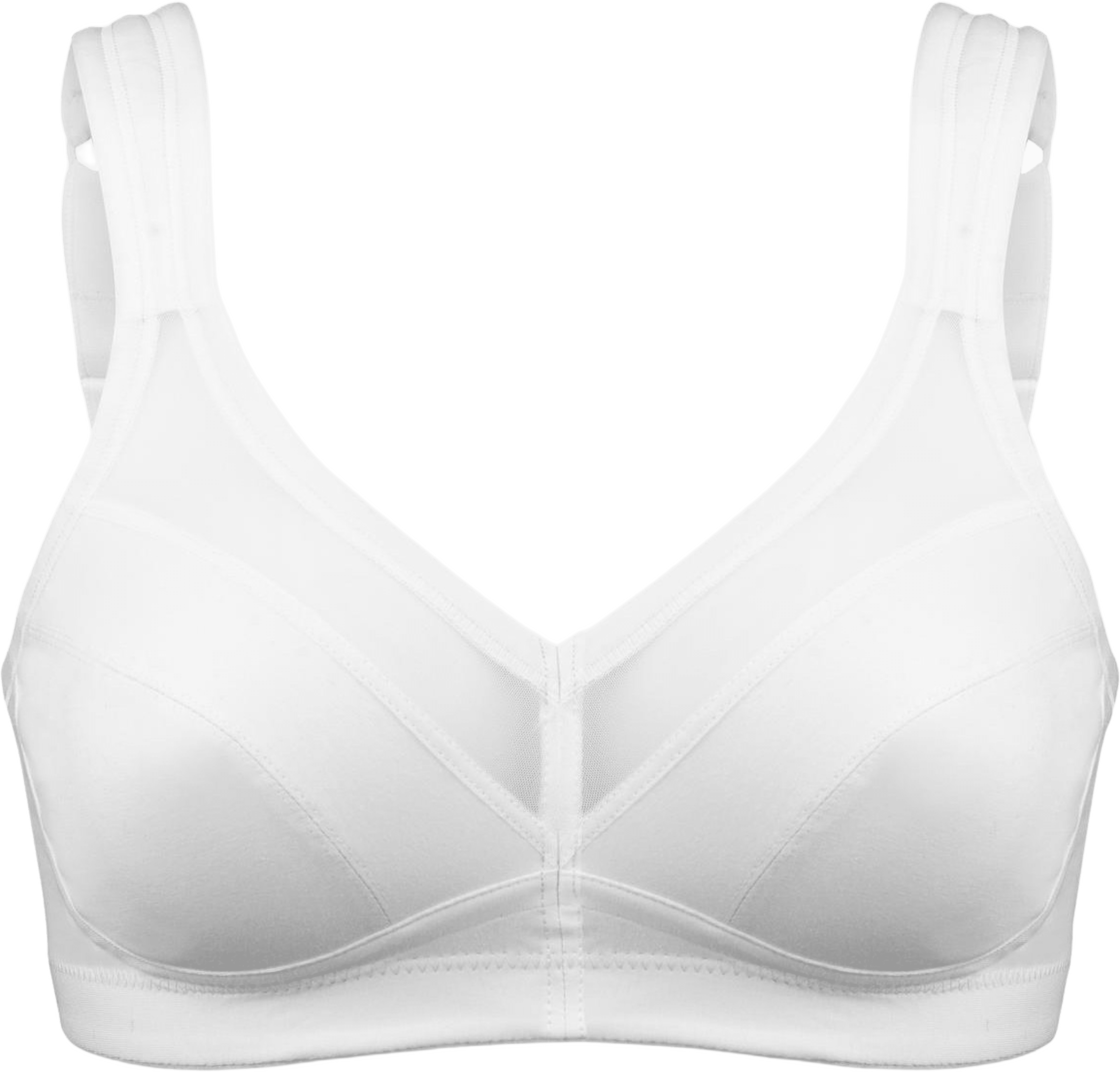 Fairtrade Net Bh Utan Bygel, från Swegmark, i färgen white. Klicka för att öppna bilden i stort format