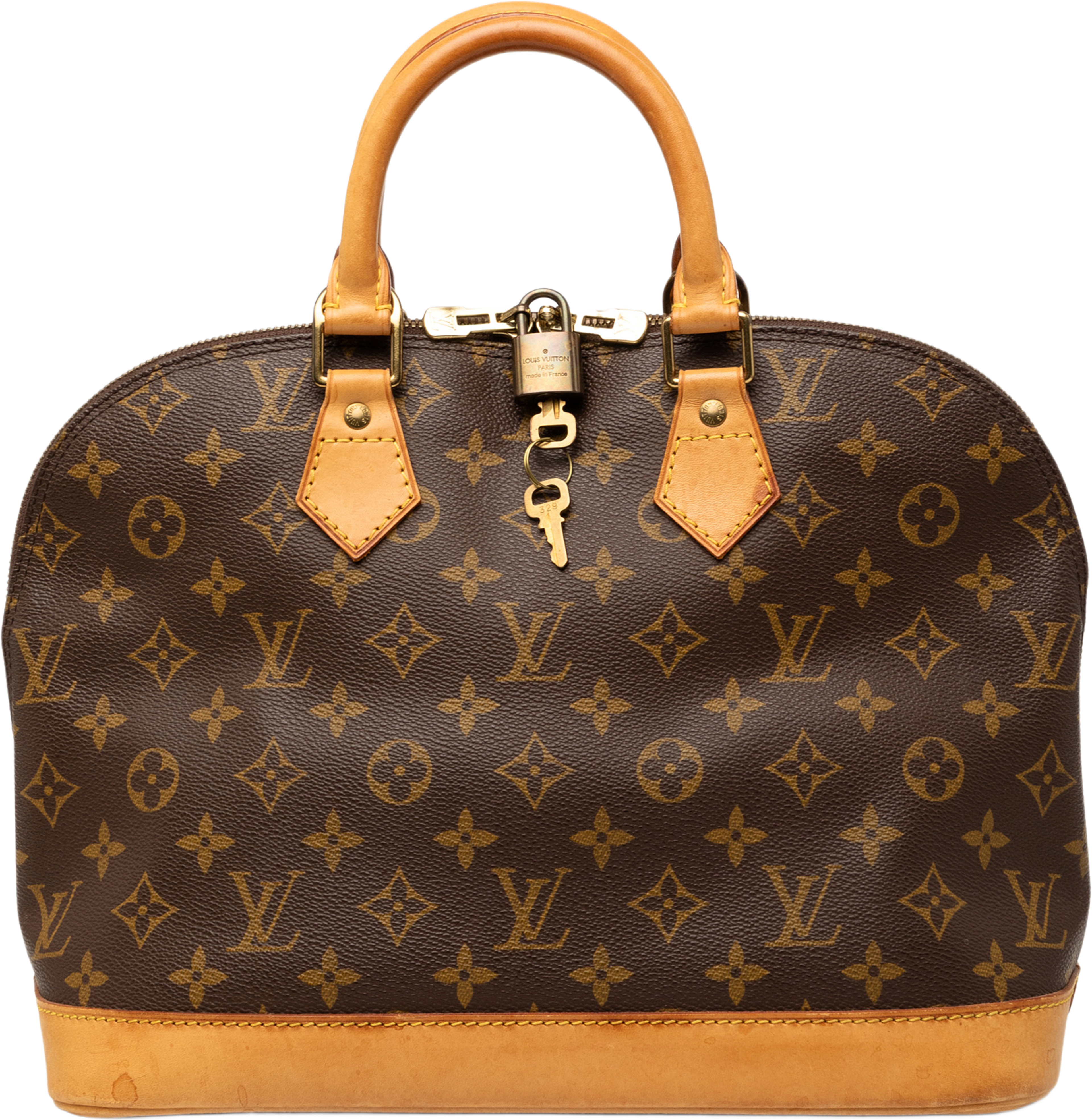 Louis Vuitton Monogram Alma Pm, från Luxclusif, i färgen brun. Klicka för att öppna bilden i stort format