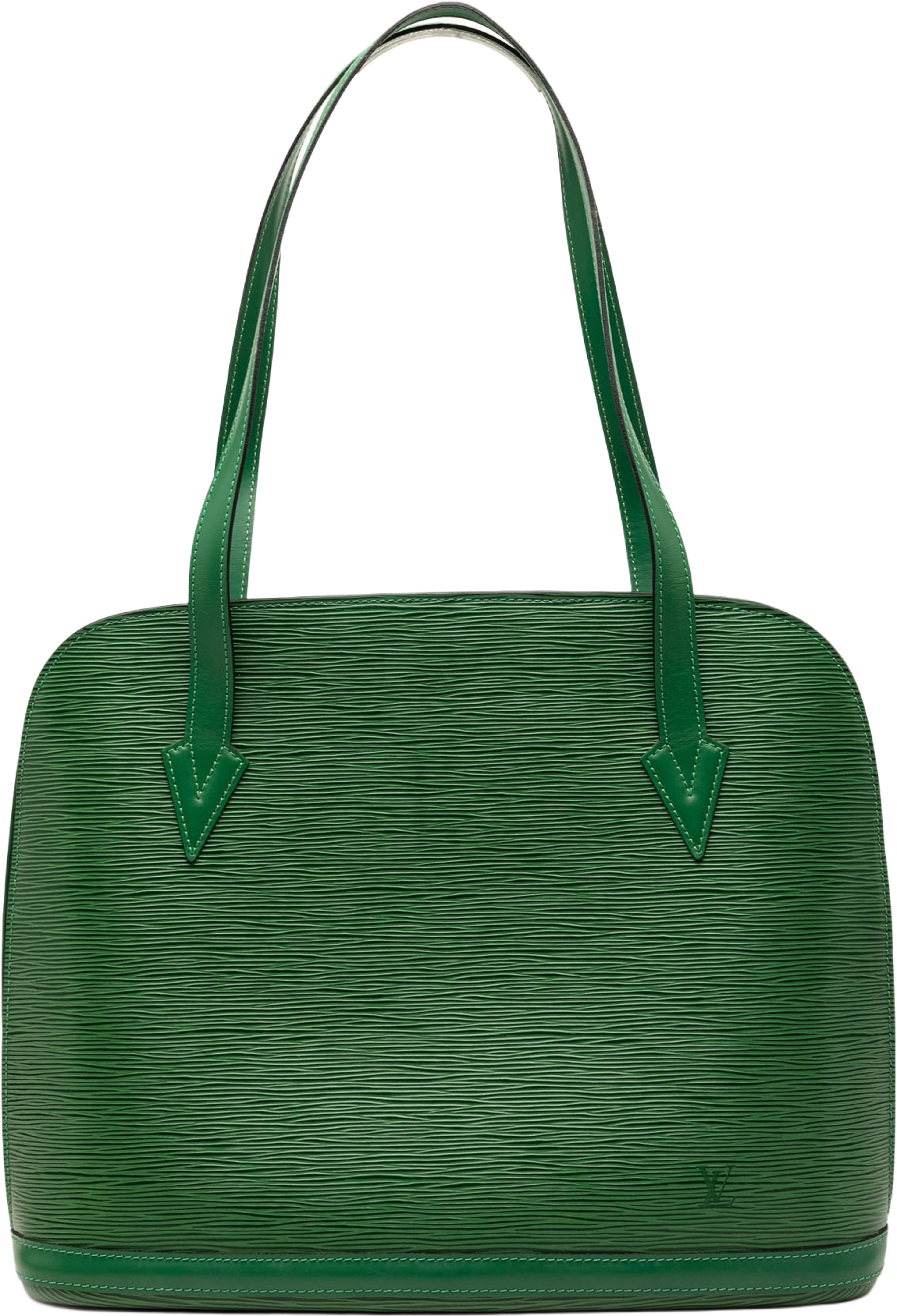 Louis Vuitton Epi Lussac, från Luxclusif, i färgen green. Klicka för att öppna bilden i stort format