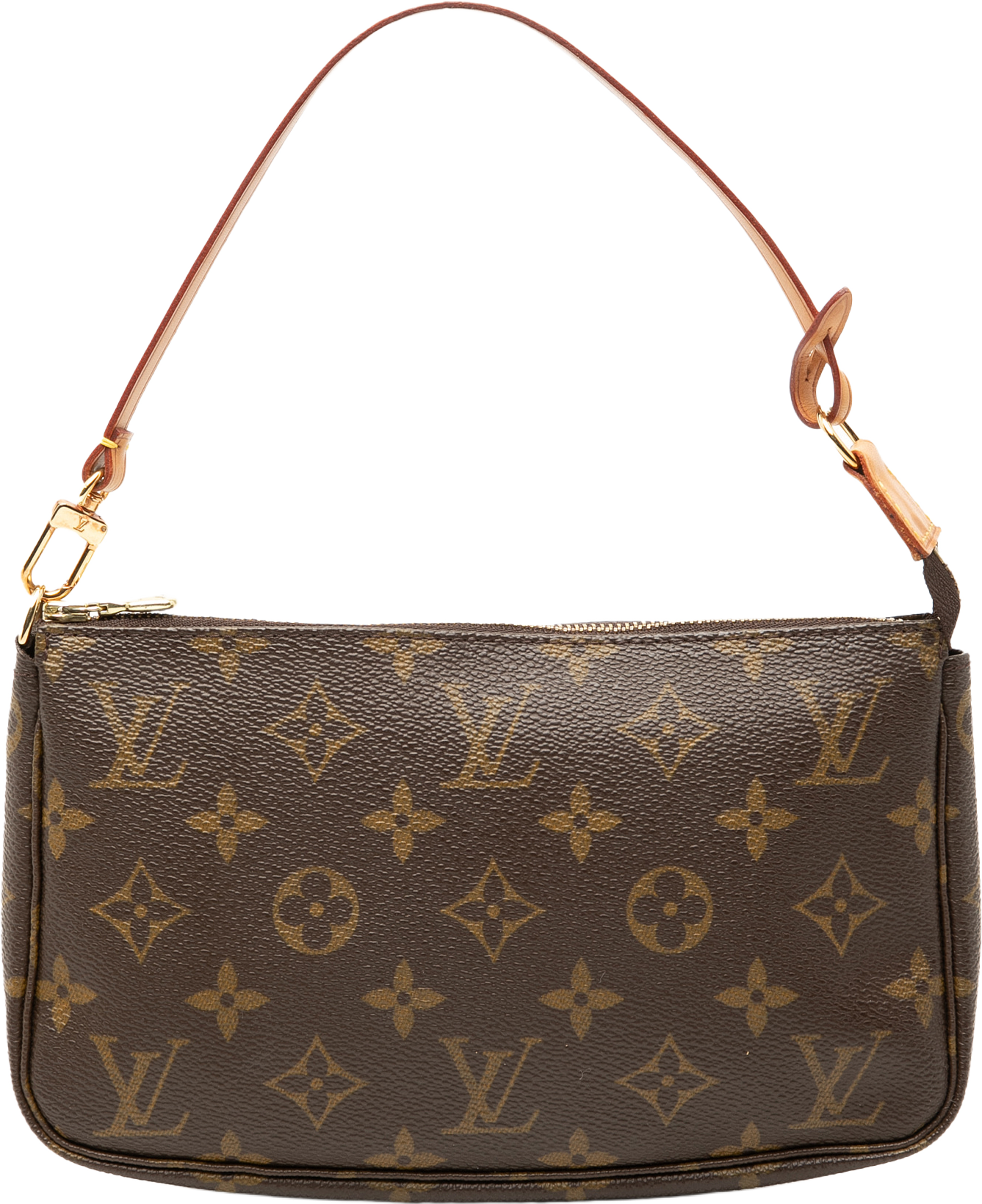 Louis Vuitton Monogram Pochette Accessoires, från Luxclusif, i färgen brown. Klicka för att öppna bilden i stort format
