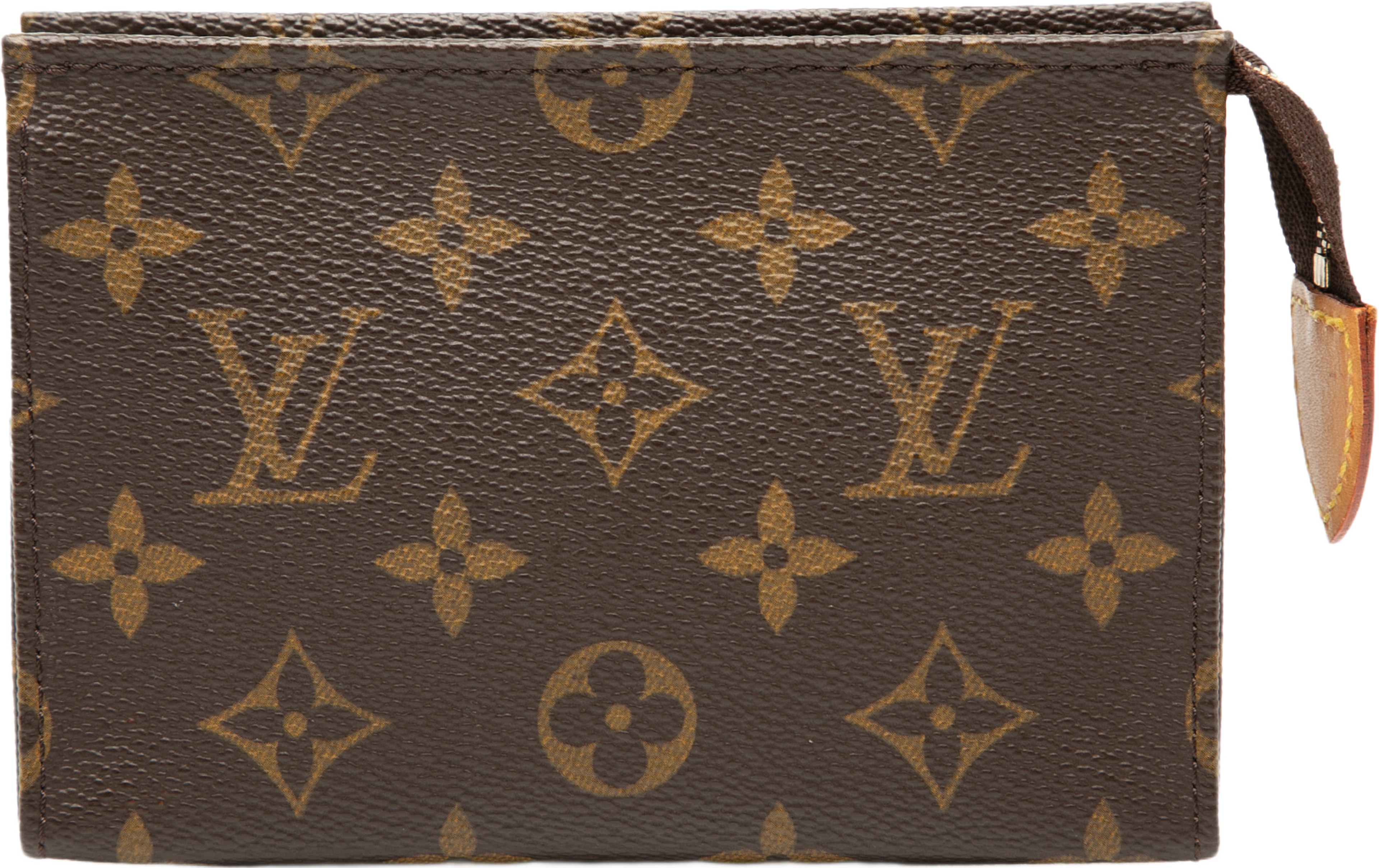 Louis Vuitton Monogram Toiletry Pouch 15, från Luxclusif, i färgen brun. Klicka för att öppna bilden i stort format