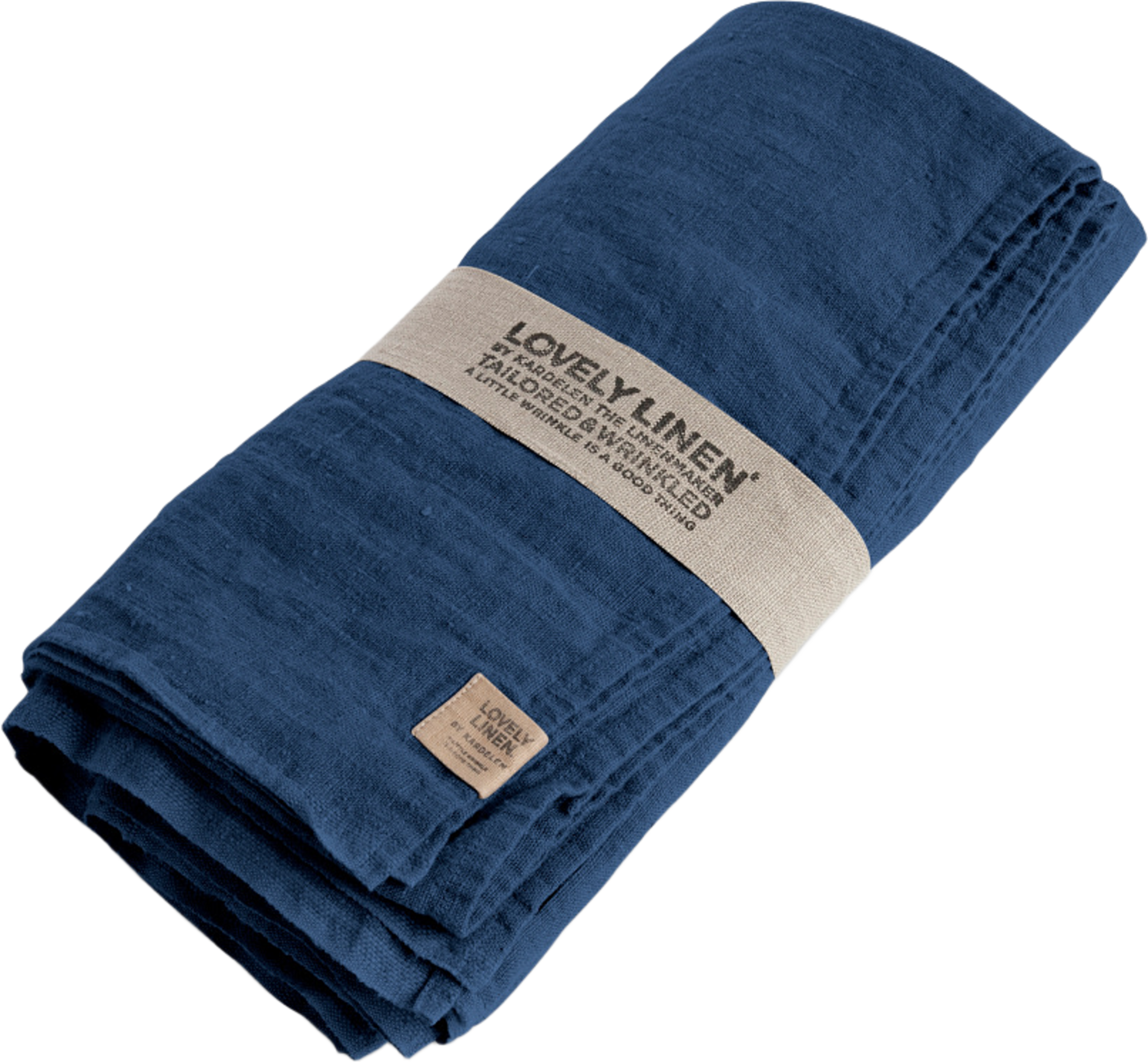 Duk Lovely I Tvättat Lin, från Lovely Linen, i färgen denim blue. Klicka för att öppna bilden i stort format