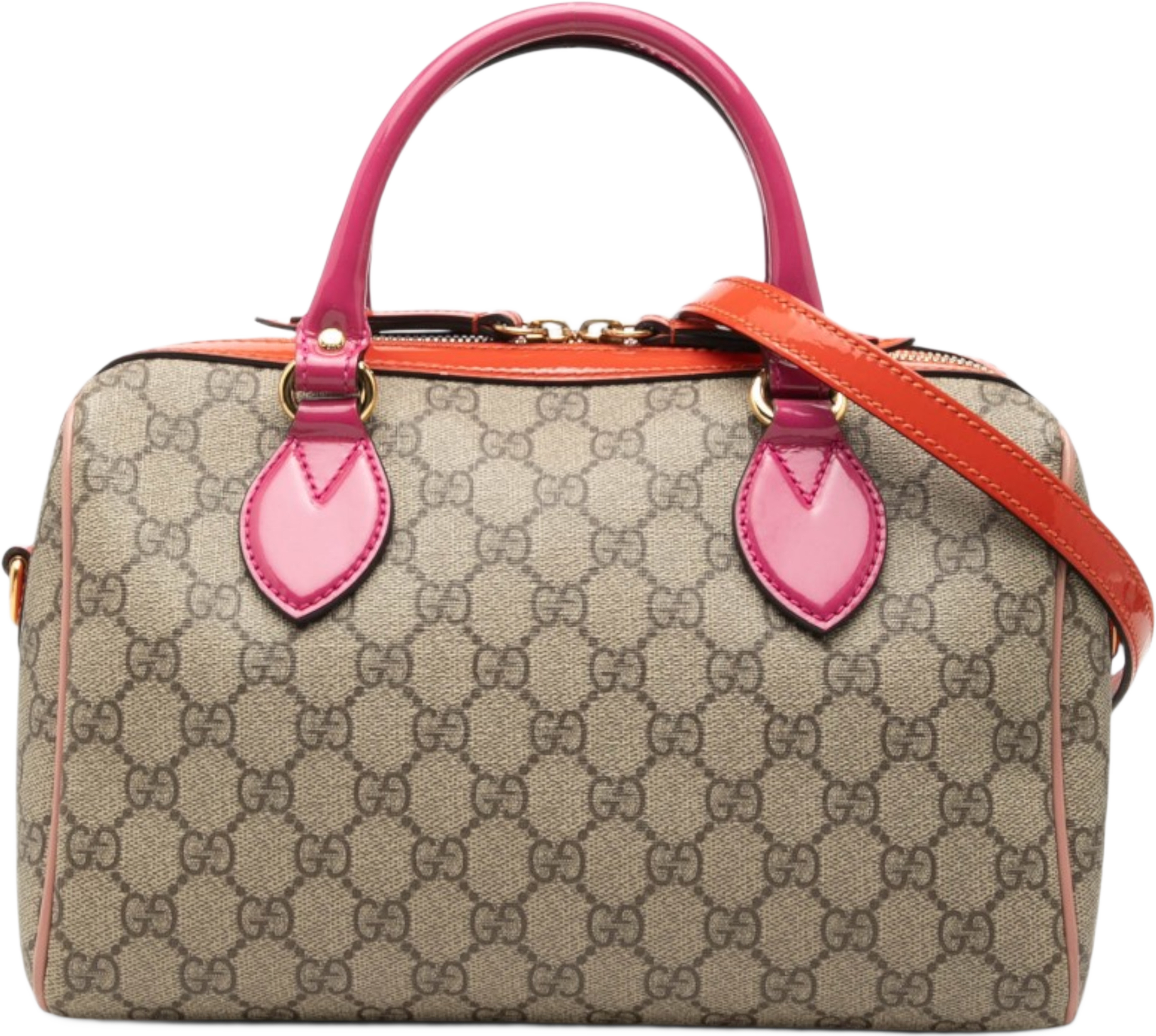 Gucci Limited Edition Small Gg Supreme Boston Bag, från Luxclusif, i färgen beige. Klicka för att öppna bilden i stort format