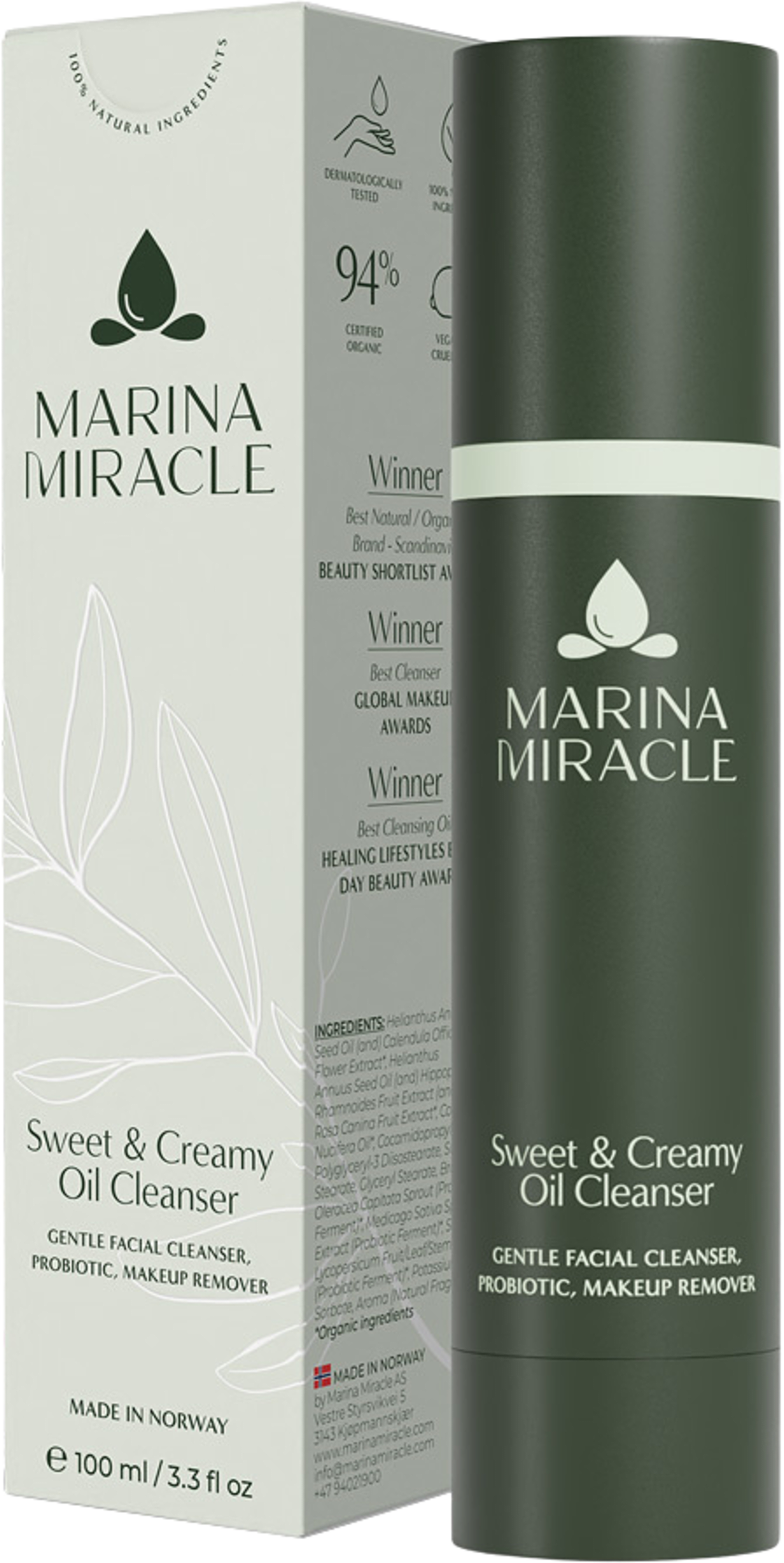 Sweet & Creamy Oil Cleanser, från Marina Miracle. Klicka för att öppna bilden i stort format