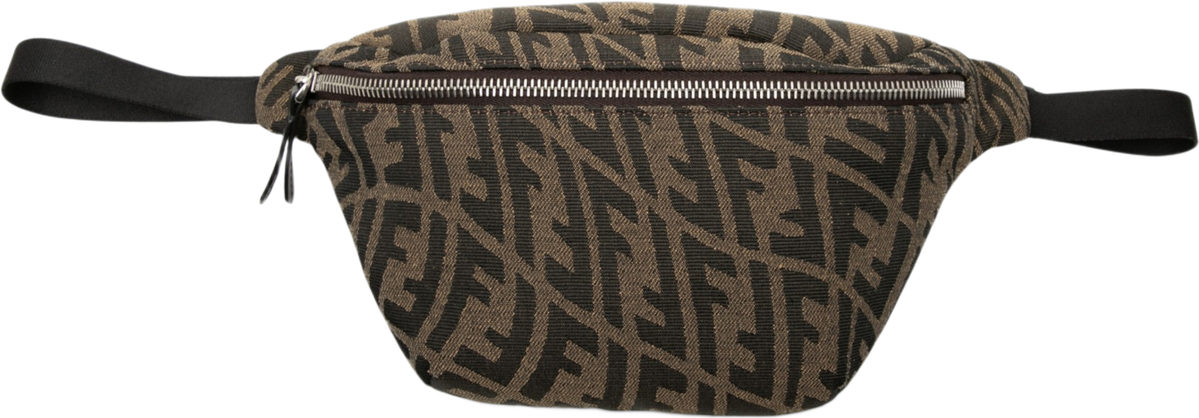 Fendi Zucchino Canvas Belt Bag, från Luxclusif, i färgen beige. Klicka för att öppna bilden i stort format