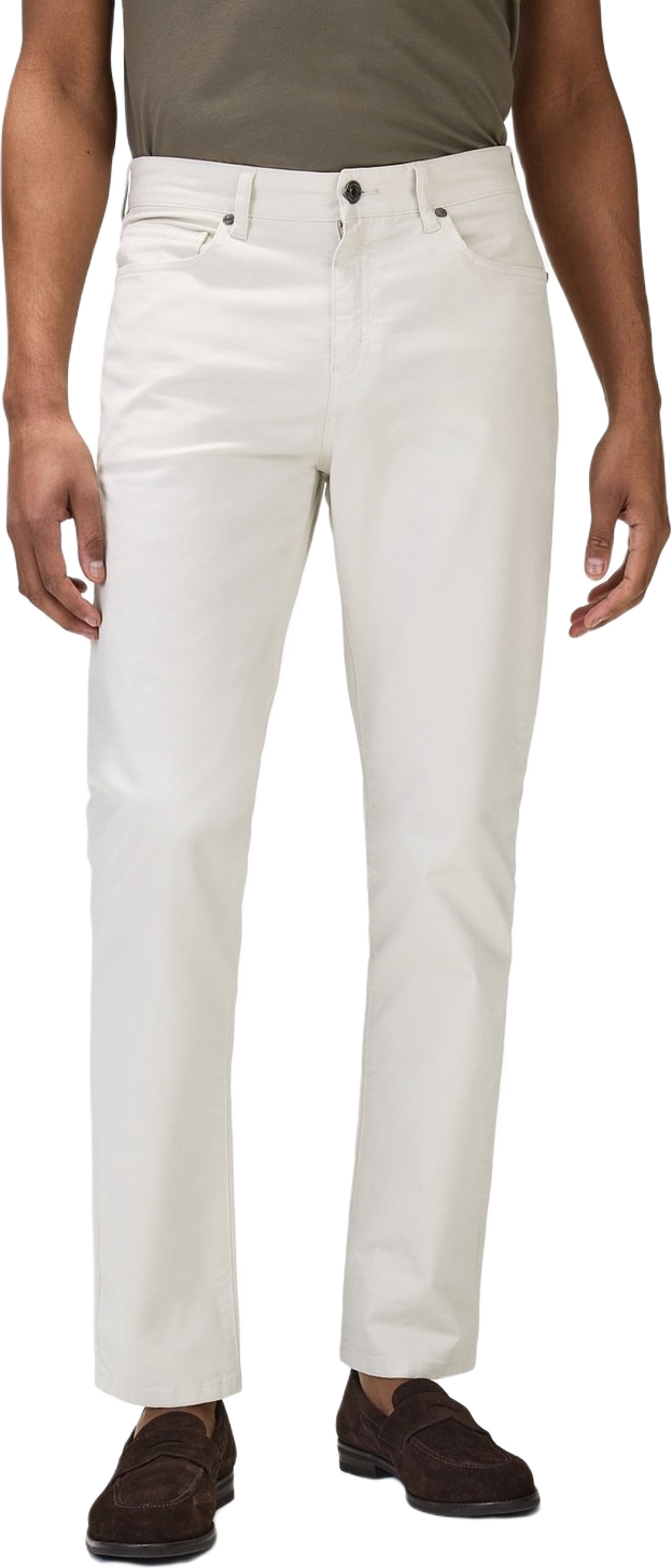 Cotton Solid 5-pocket Trousers (henri)