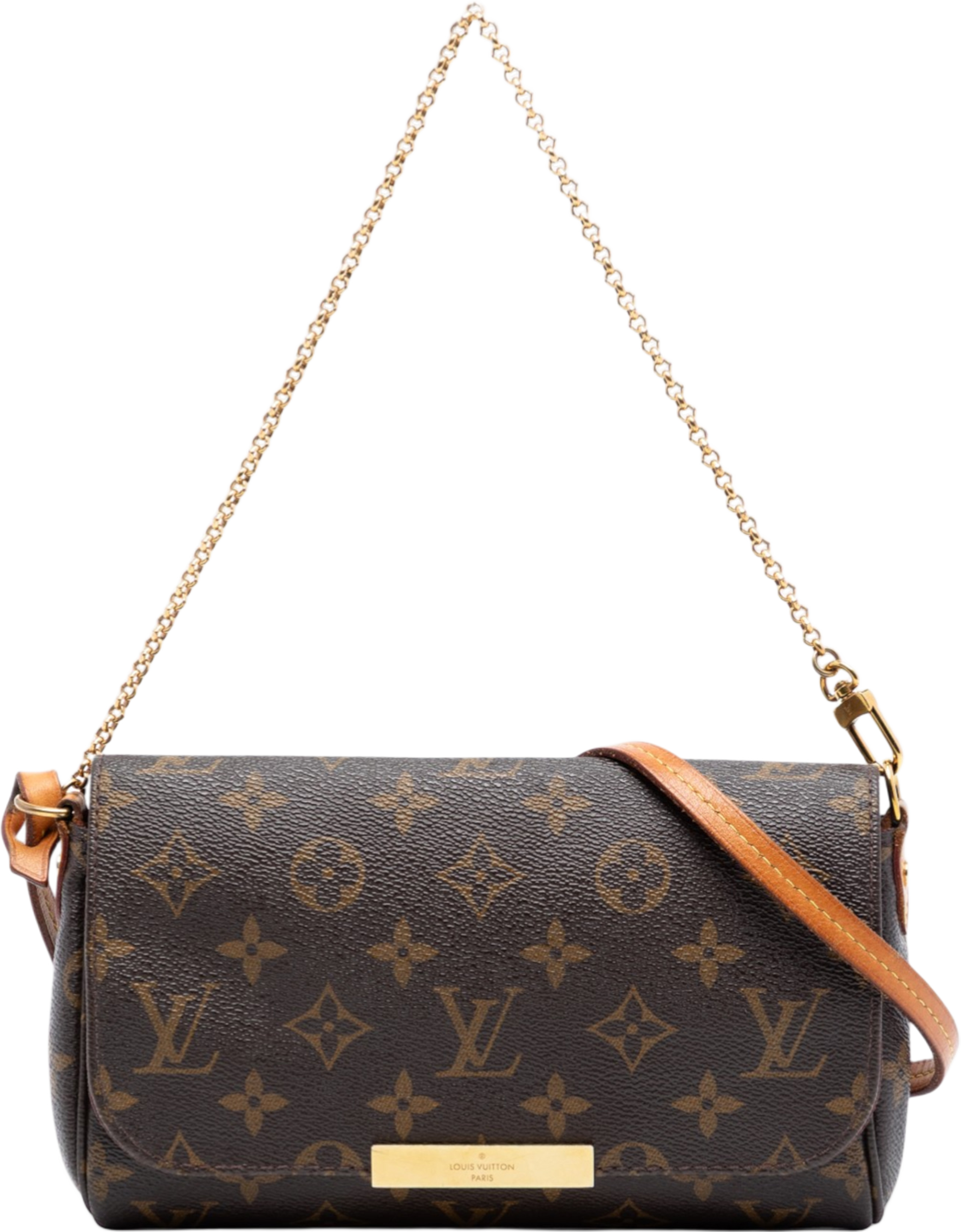 Louis Vuitton Monogram Favorite Pm, från Luxclusif, i färgen brown. Klicka för att öppna bilden i stort format