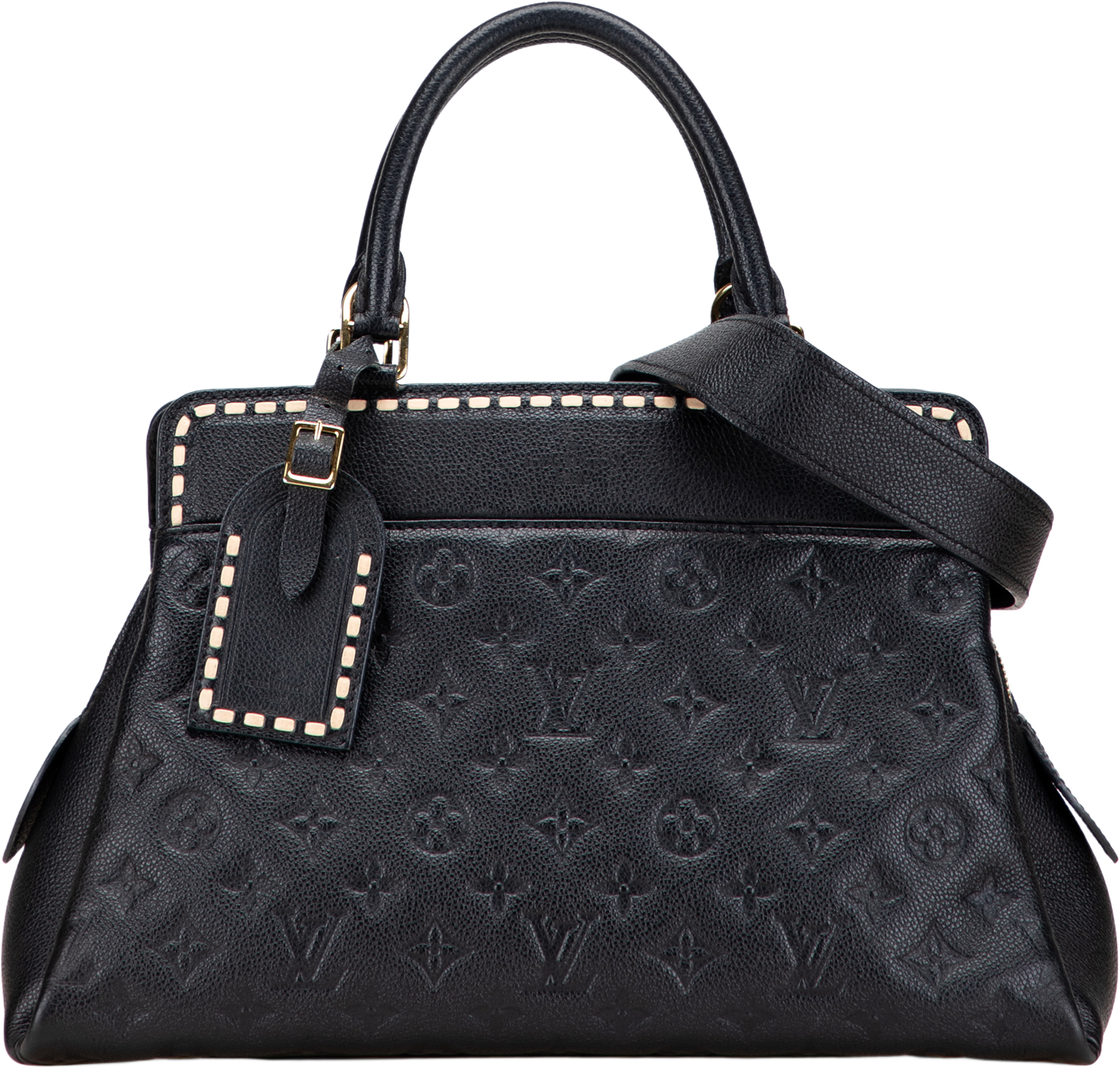 Louis Vuitton Monogram Empreinte Vosges Mm, från Luxclusif, i färgen black. Klicka för att öppna bilden i stort format