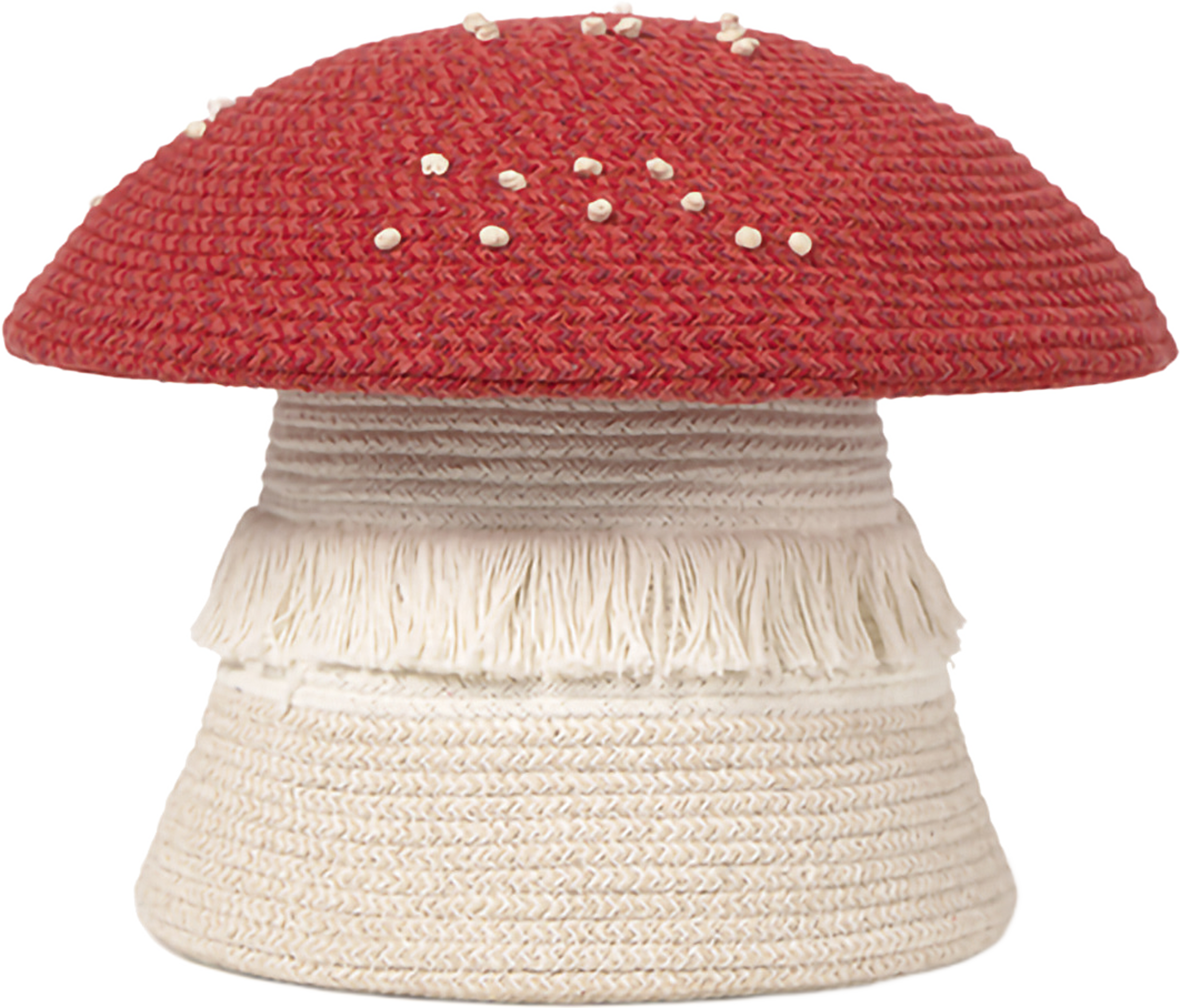 Korgsvamp, från LORENA CANALS, i färgen röd, ny terrakotta, aubergine, vintageröd. Klicka för att öppna bilden i stort format