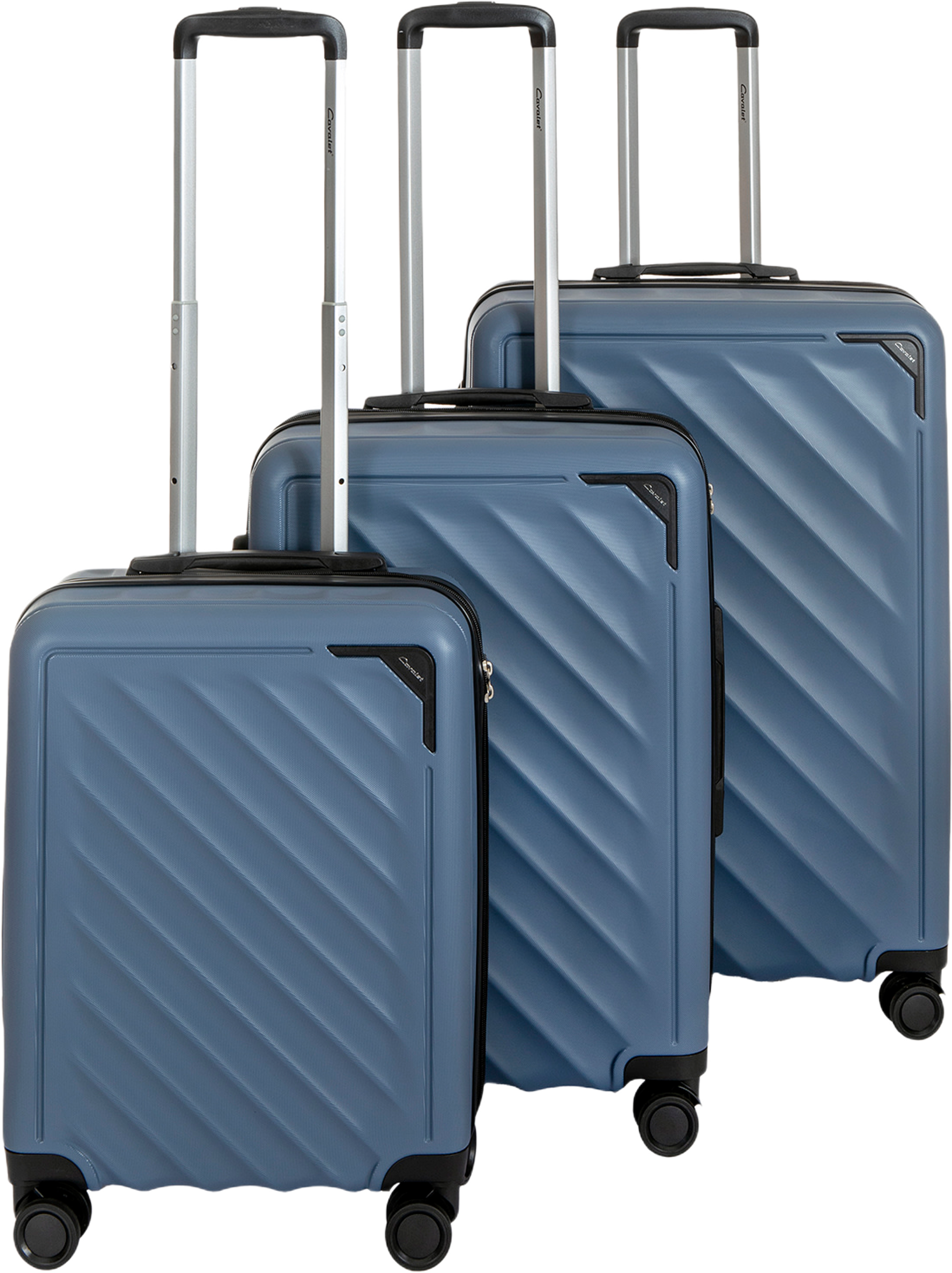 Resväskor 3-set Ystad, från Cavalet, i färgen blå. Klicka för att öppna bilden i stort format