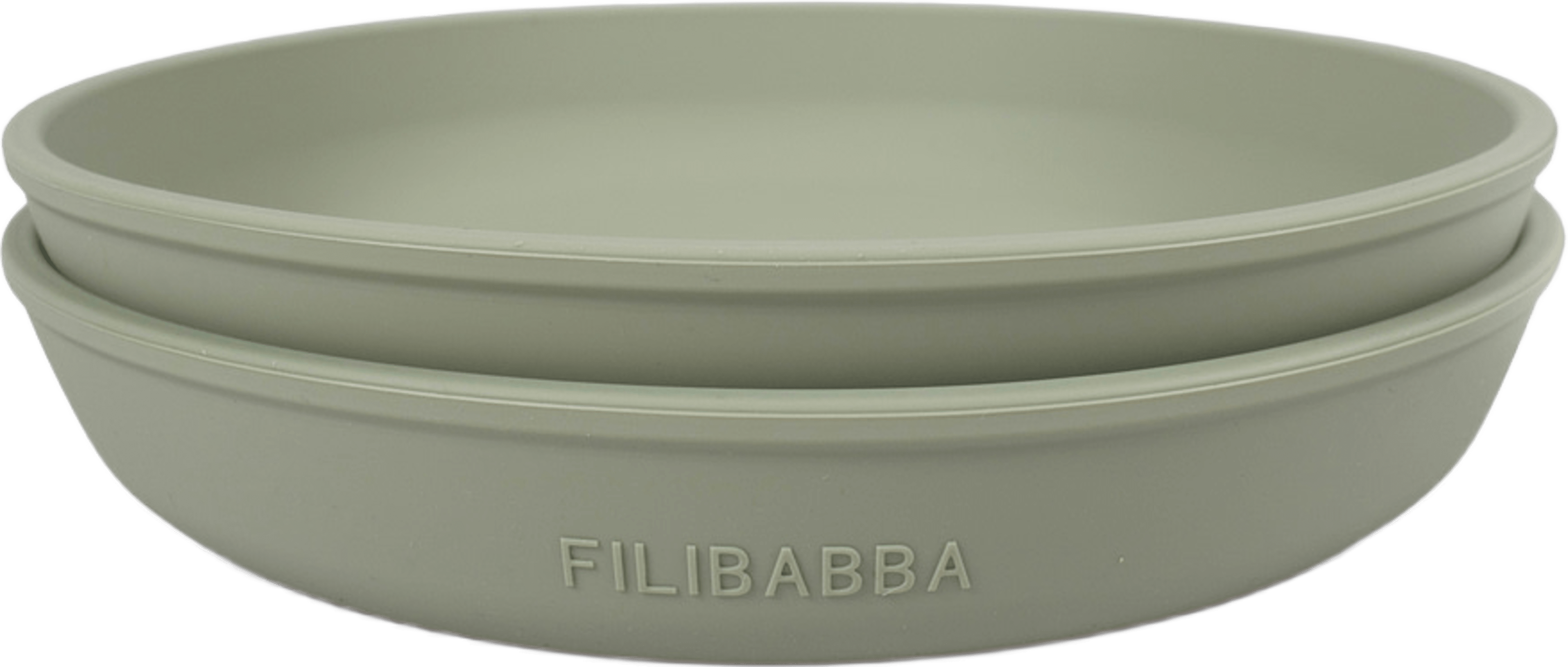 Silicone Plate 2-pack, Green, från Filibabba, i färgen green. Klicka för att öppna bilden i stort format