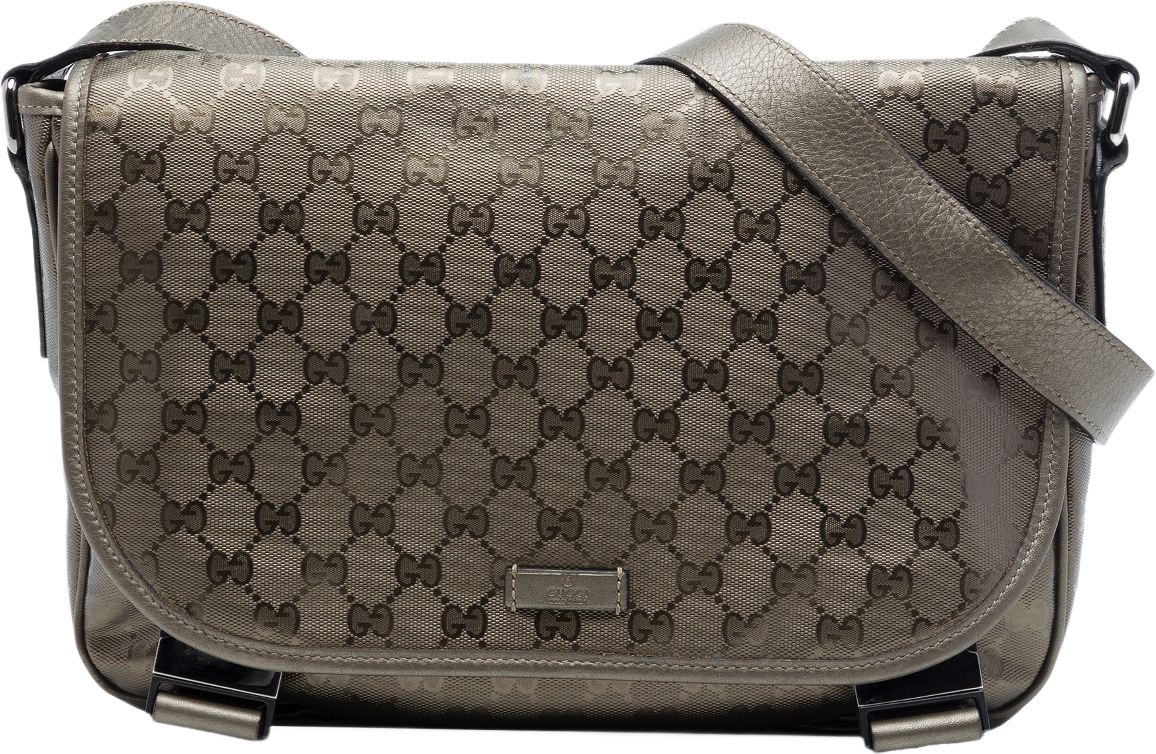 Gucci Gg Imprime Crossbody, från Luxclusif, i färgen brun. Klicka för att öppna bilden i stort format