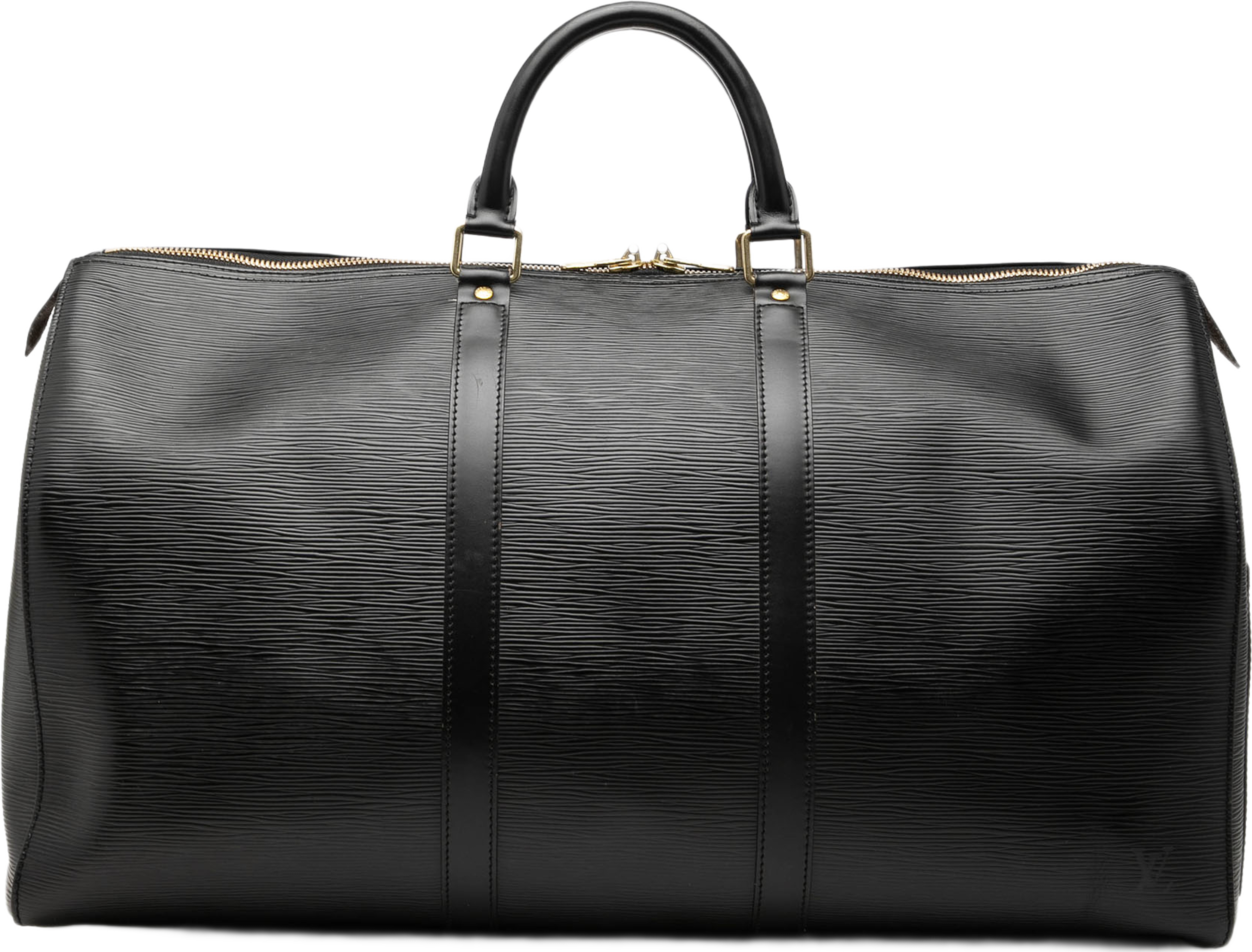 Louis Vuitton Epi Keepall 50, från Luxclusif, i färgen black. Klicka för att öppna bilden i stort format
