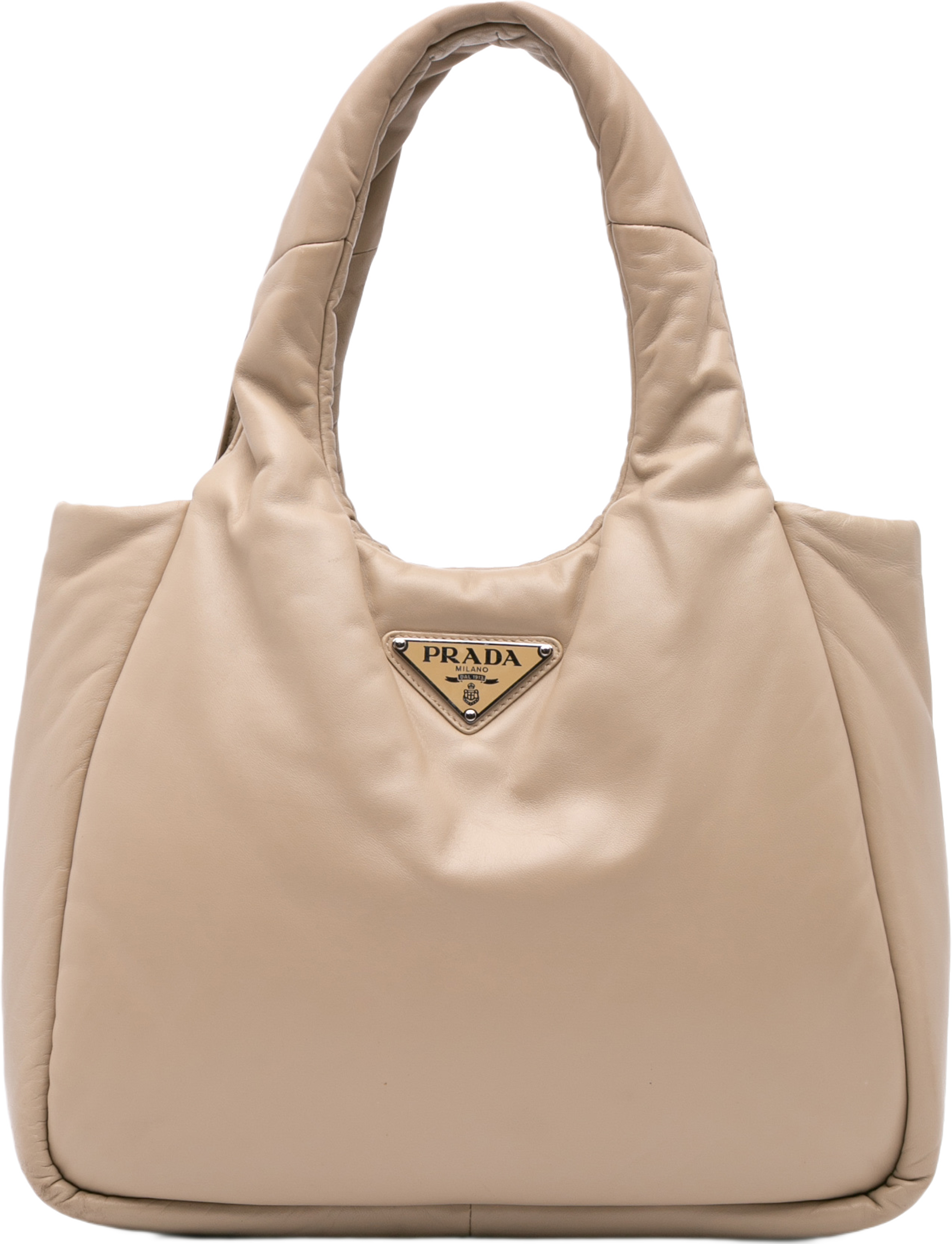 Prada Medium Nappa Soft Padded Double Handled Bag