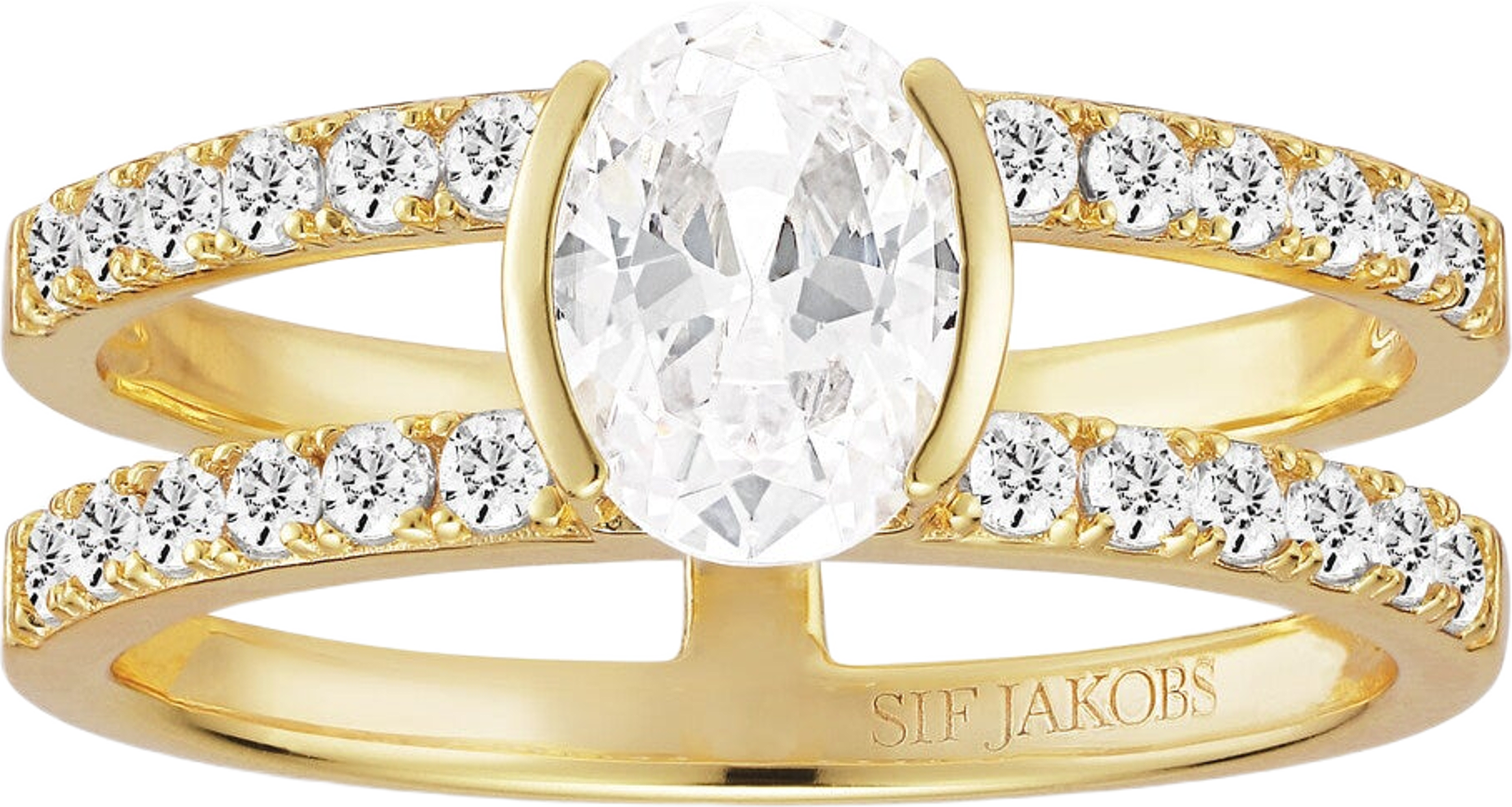 Ring Ellisse Carezza Piccolo