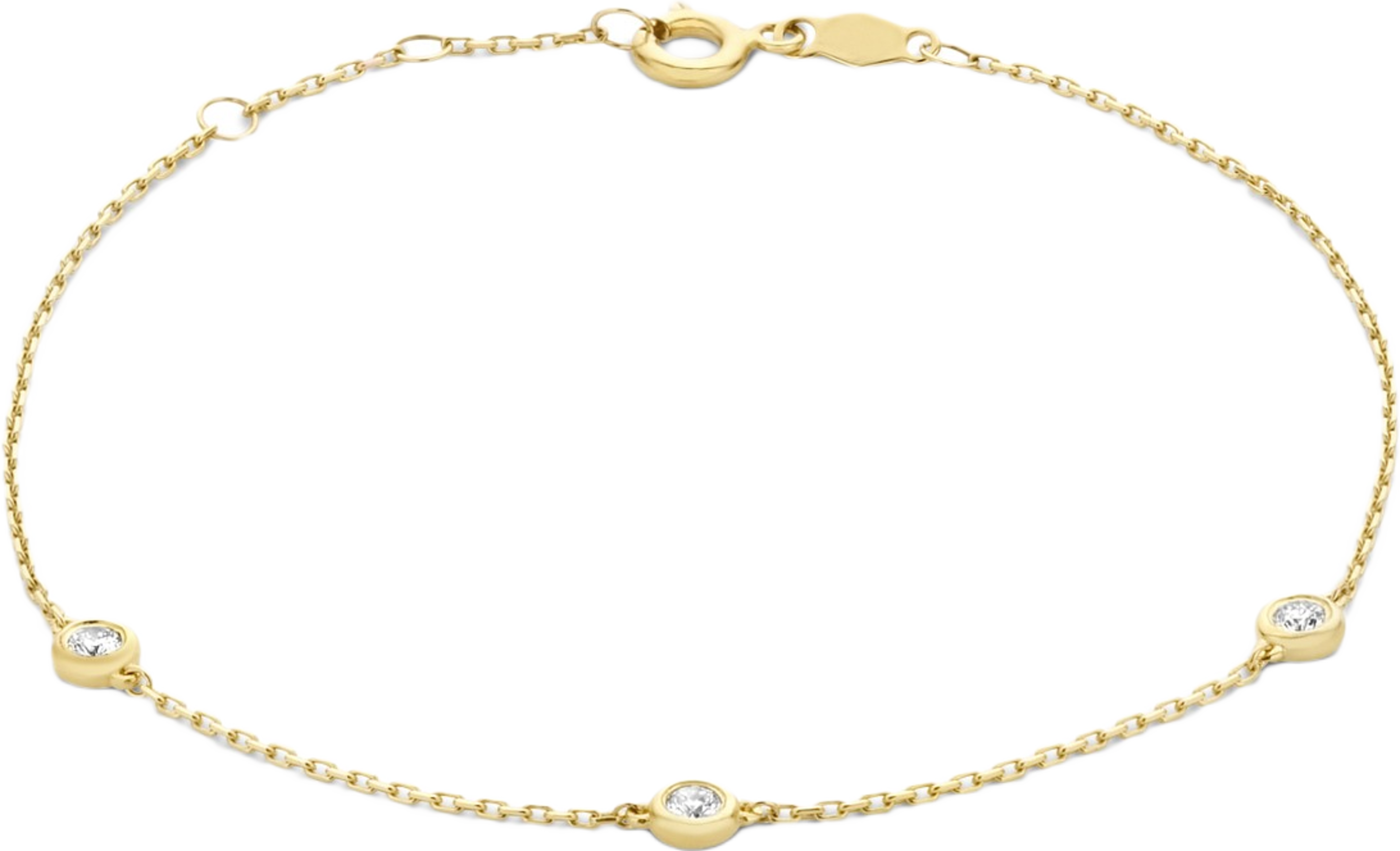 De La Paix 14 Karat Guld Armband, från Isabel Bernard, i färgen gold. Klicka för att öppna bilden i stort format