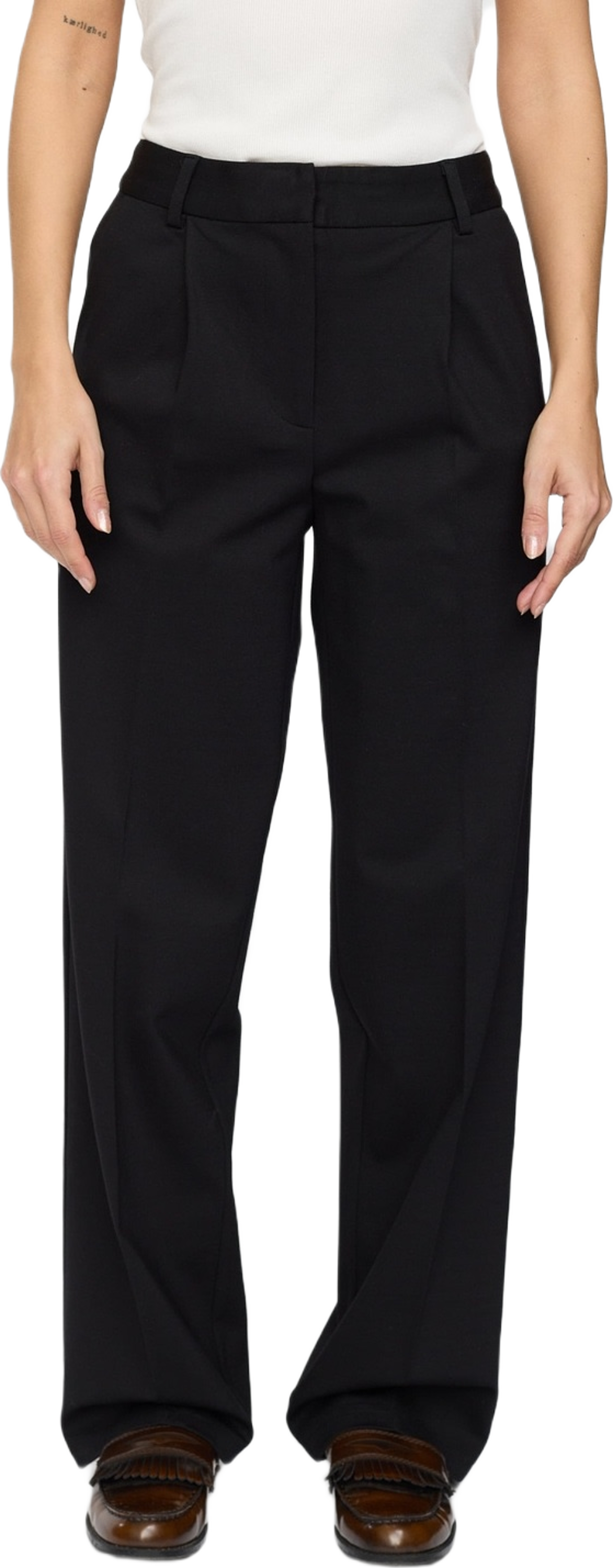 Srhuma Vilja Midwaist Loose Pant - Black