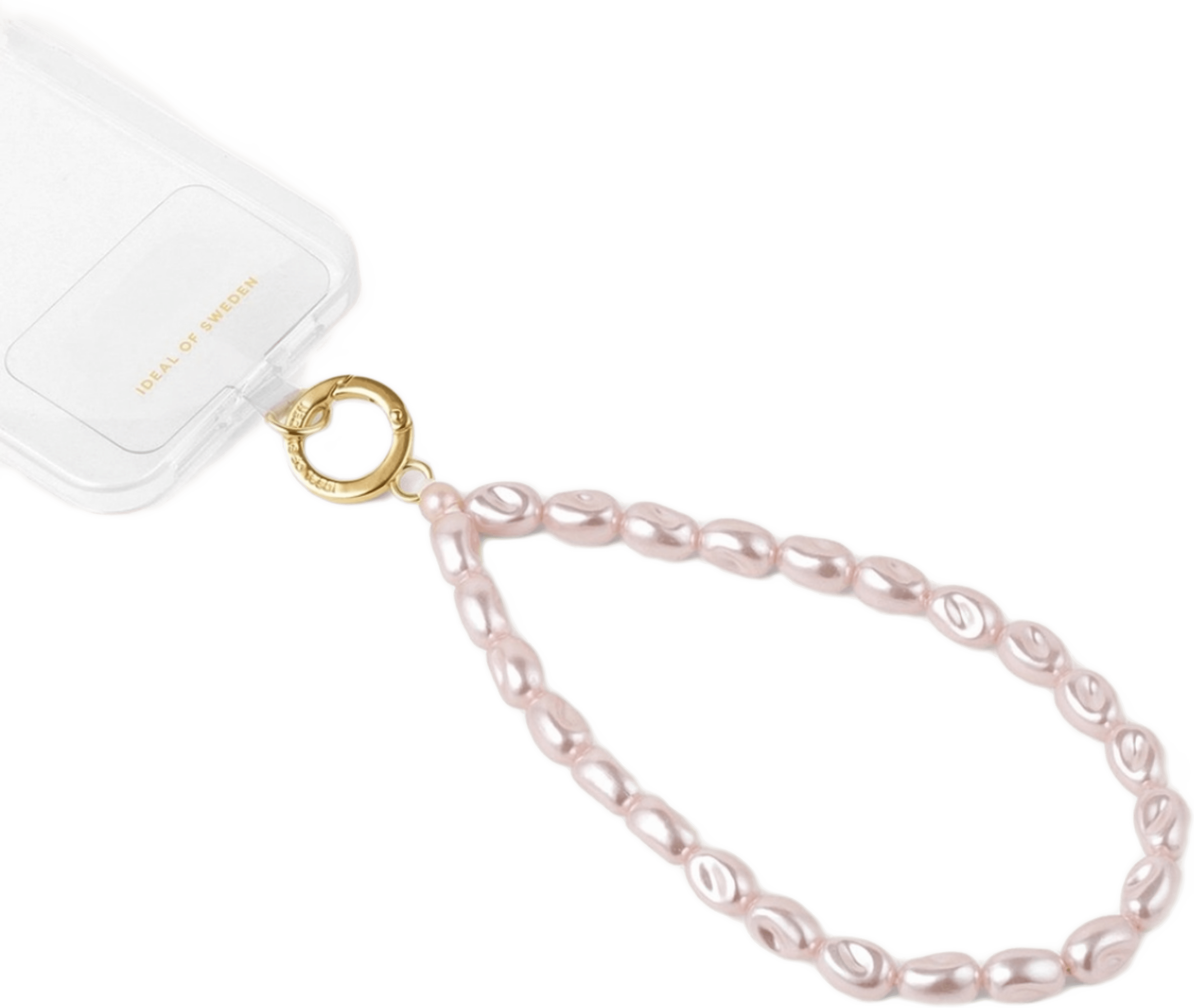 Phone Wristlet Strap Pink Pearl