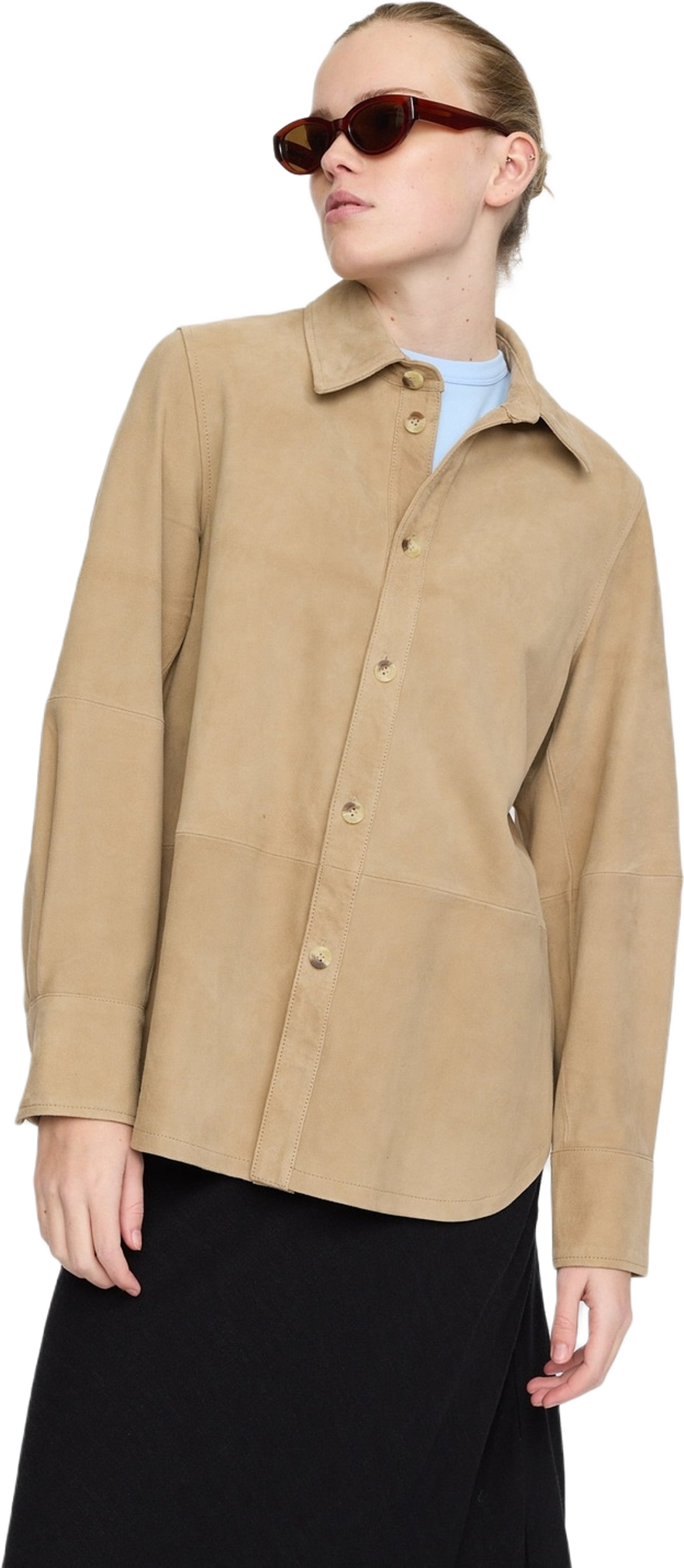 Srpixie Suede Jacket - Crockery