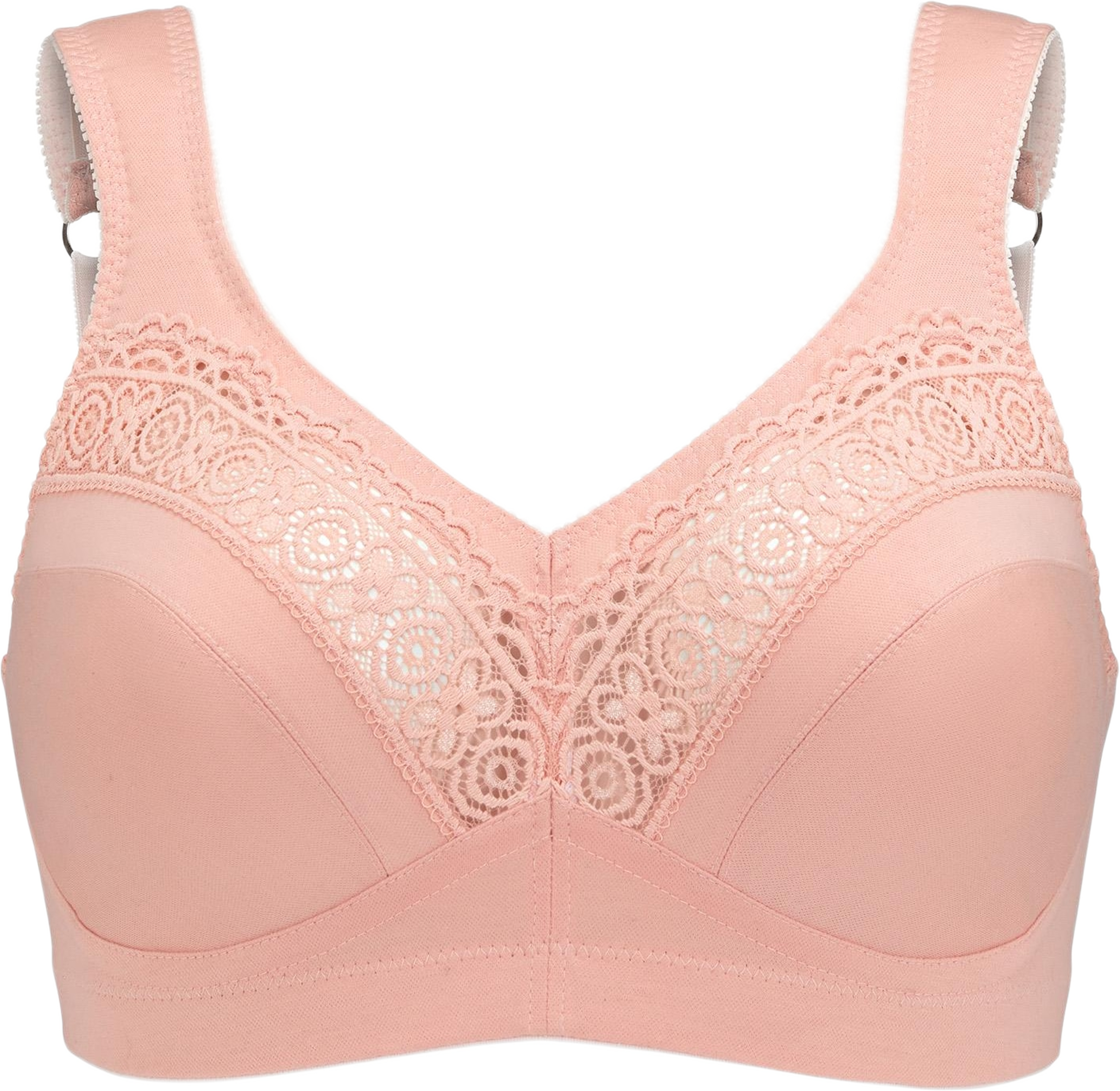Cotton Star Bh Utan Bygel, från Swegmark, i färgen rose. Klicka för att öppna bilden i stort format