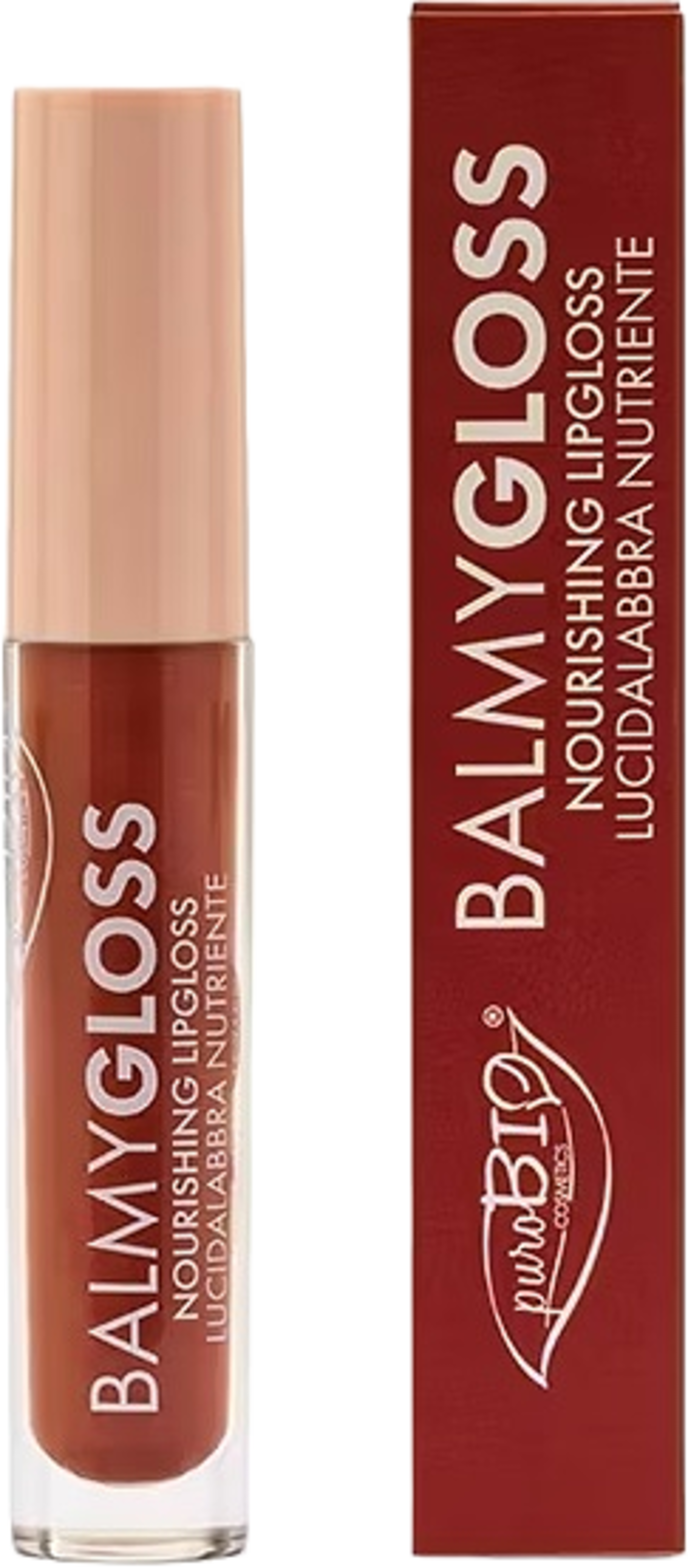 Balmygloss, från PuroBio, i färgen 02 shimmering light brown. Klicka för att öppna bilden i stort format