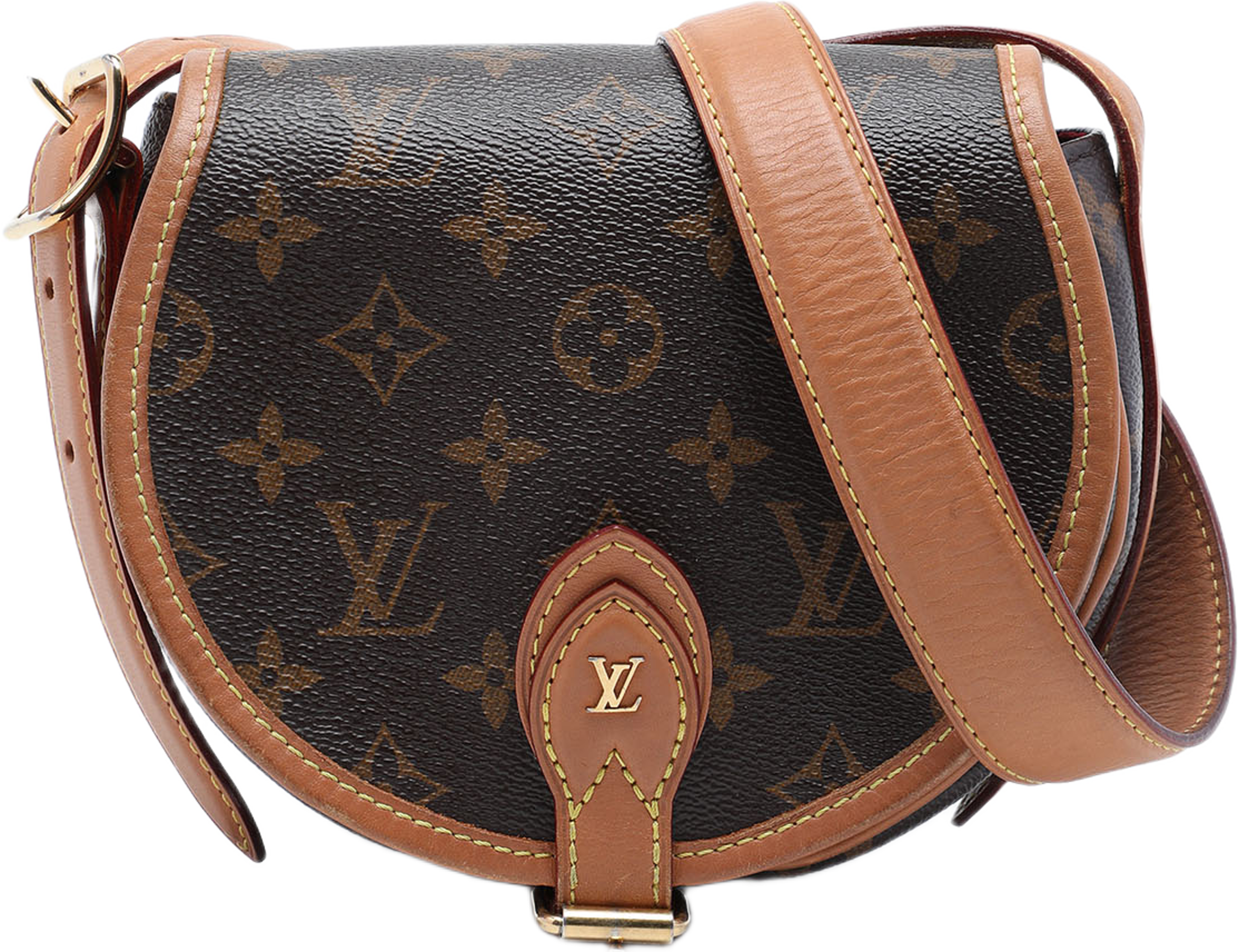 Louis Vuitton Monogram Tambourin, från Luxclusif, i färgen brun. Klicka för att öppna bilden i stort format