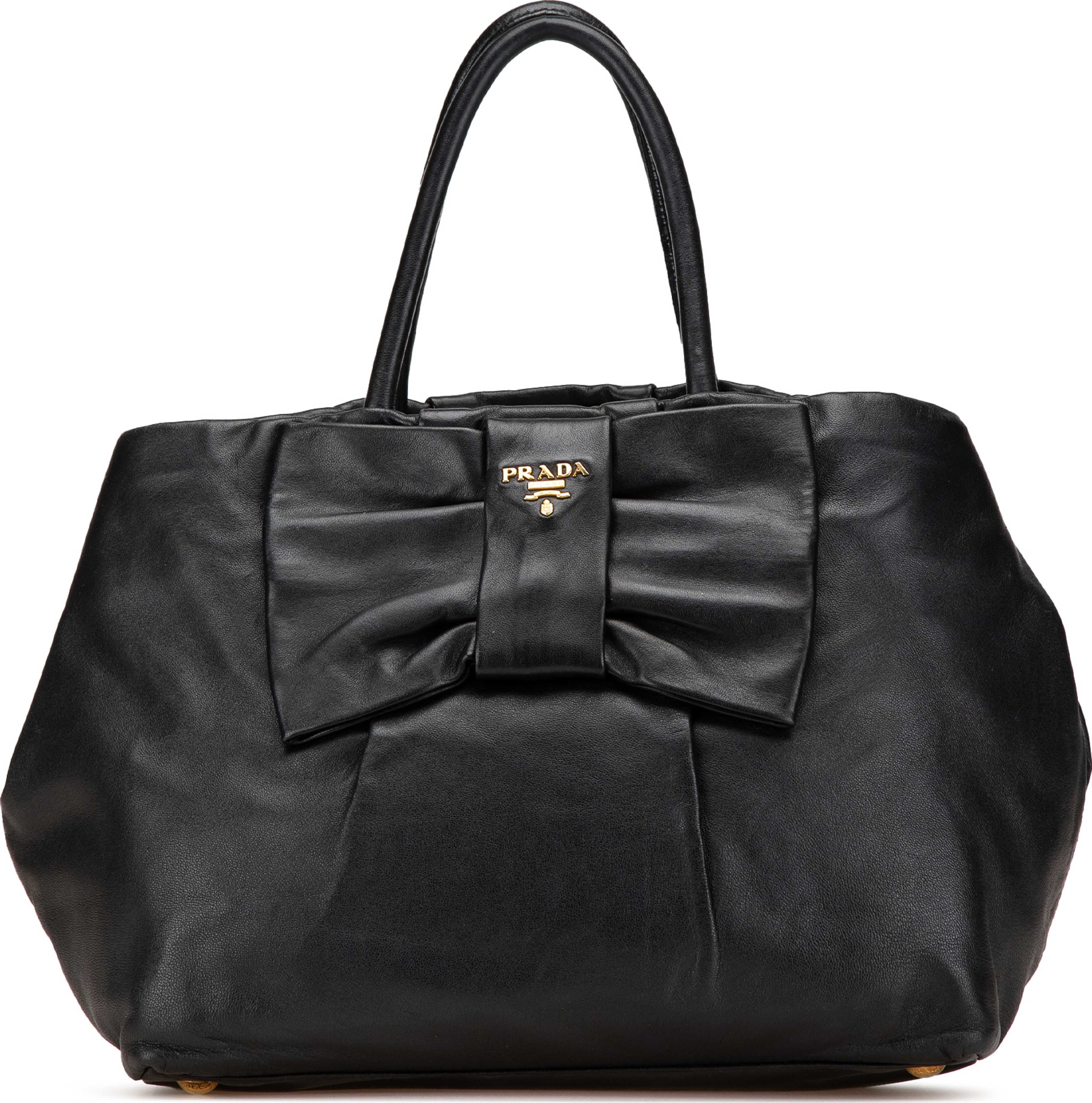 Prada Nappa Fiocco Bow Tote