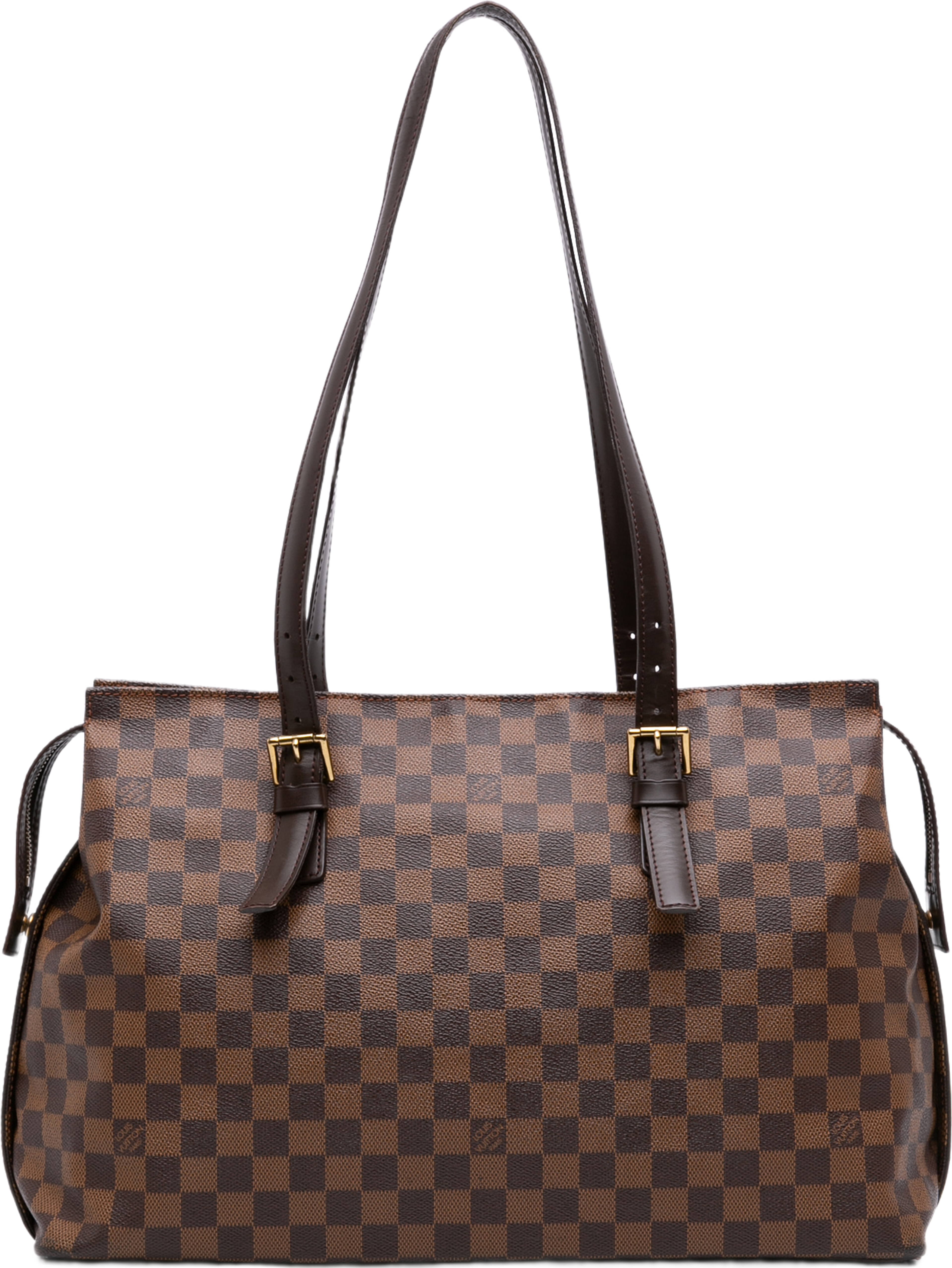 Louis Vuitton Damier Ebene Chelsea, från Luxclusif, i färgen brun. Klicka för att öppna bilden i stort format