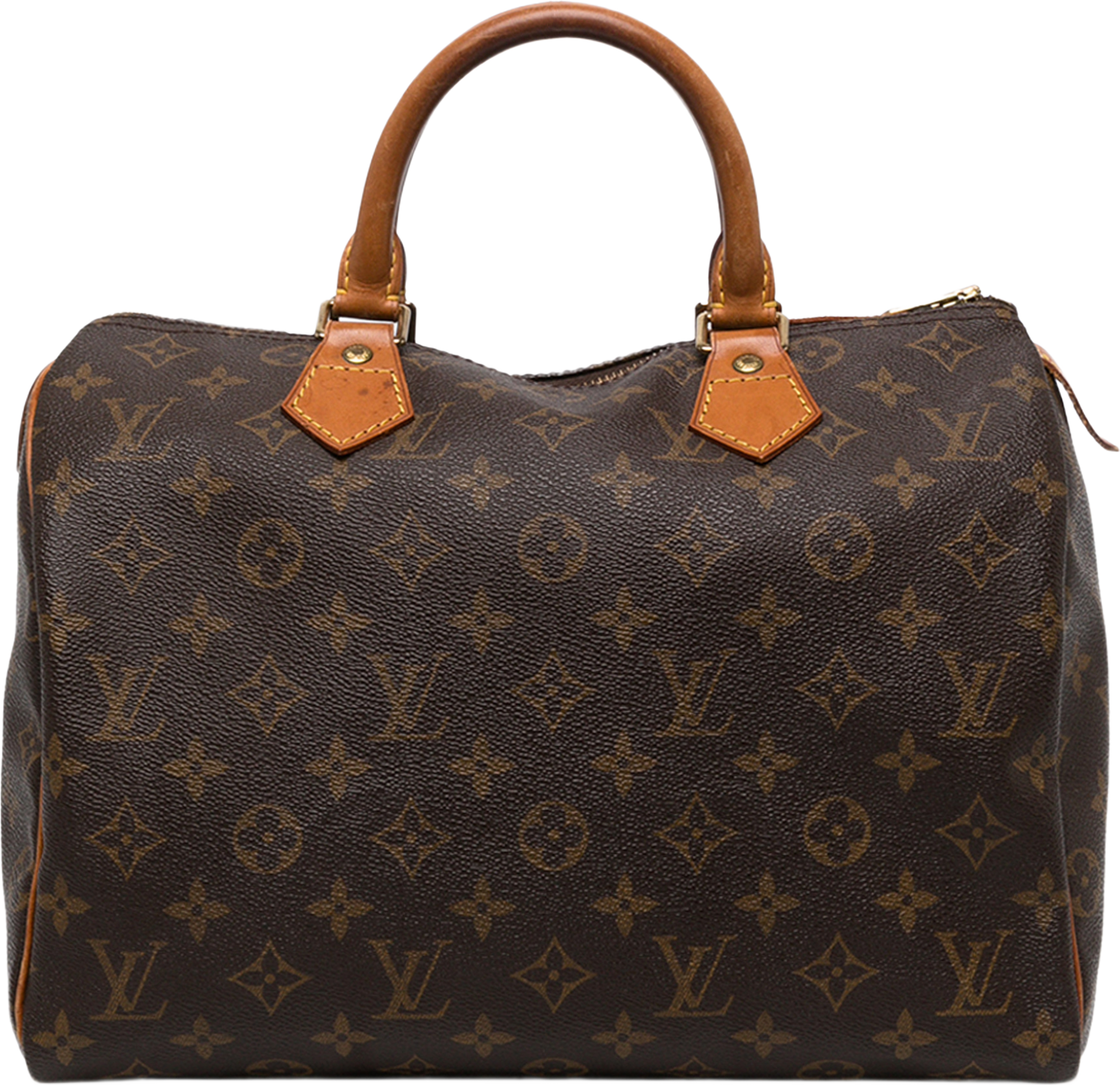 Louis Vuitton Monogram Speedy 30, från Luxclusif, i färgen brun. Klicka för att öppna bilden i stort format