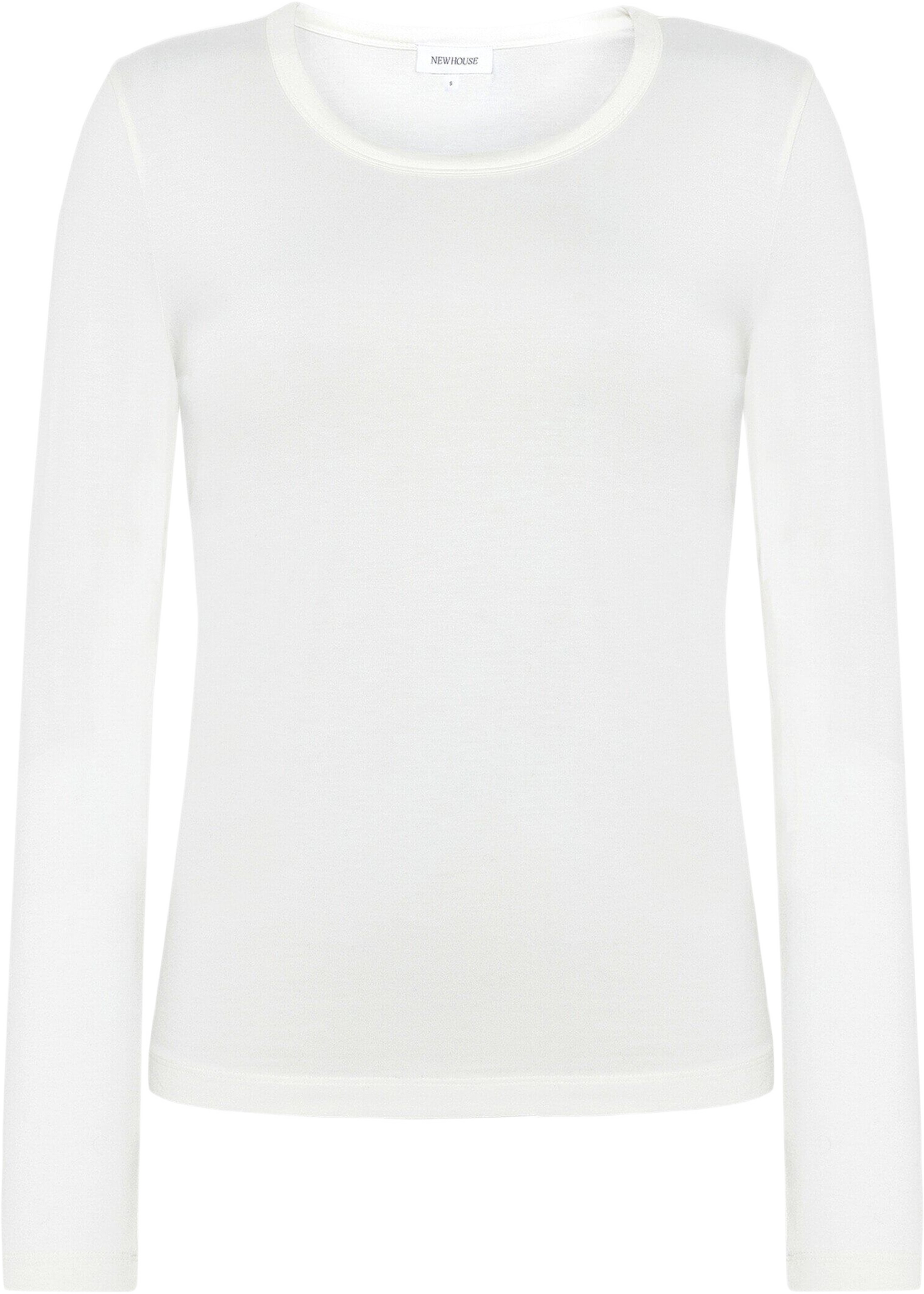 Cameron Jersey Top, från Newhouse, i färgen offwhite. Klicka för att öppna bilden i stort format
