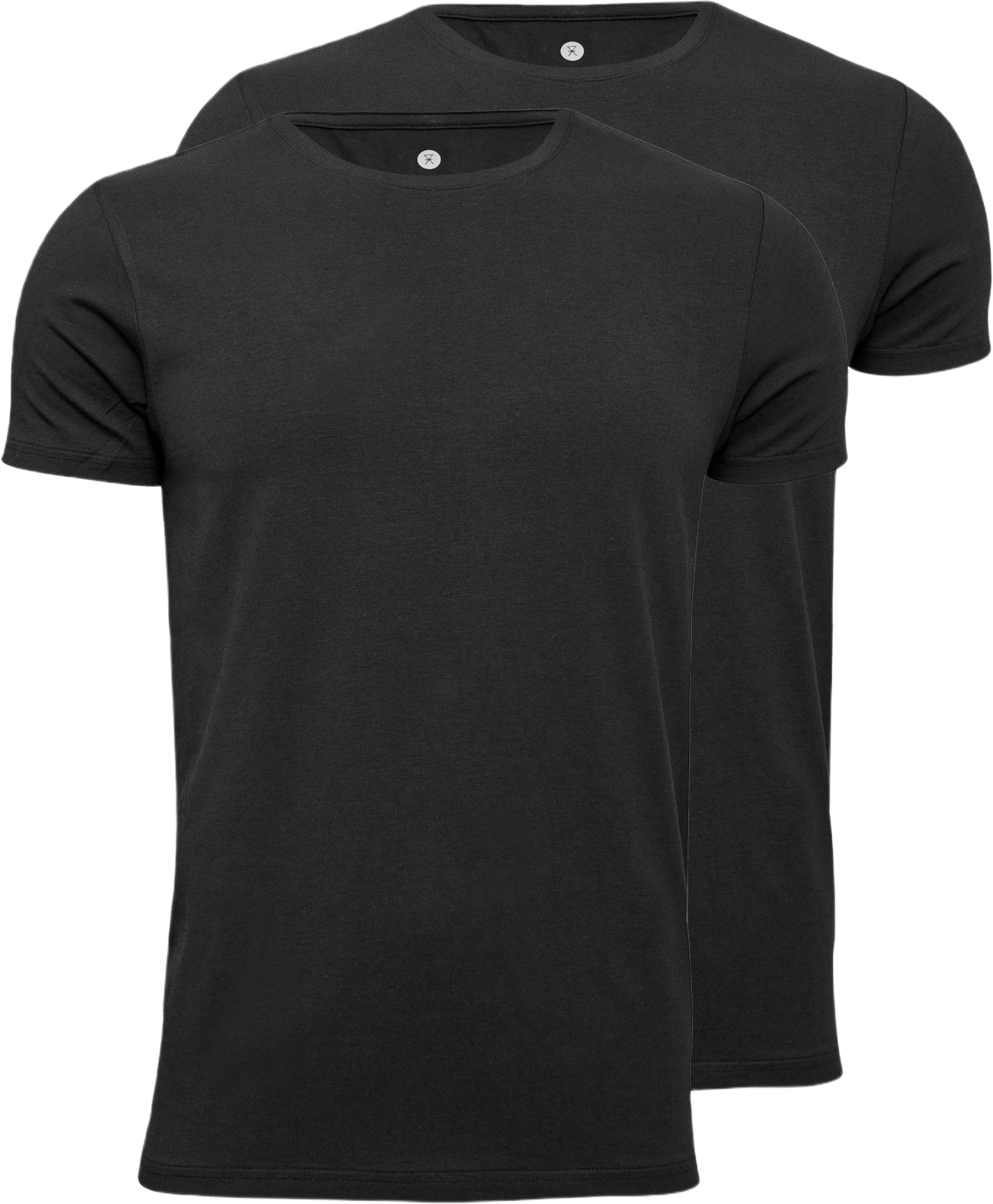 2-pack Bambu, T-shirt O-neck, Svart