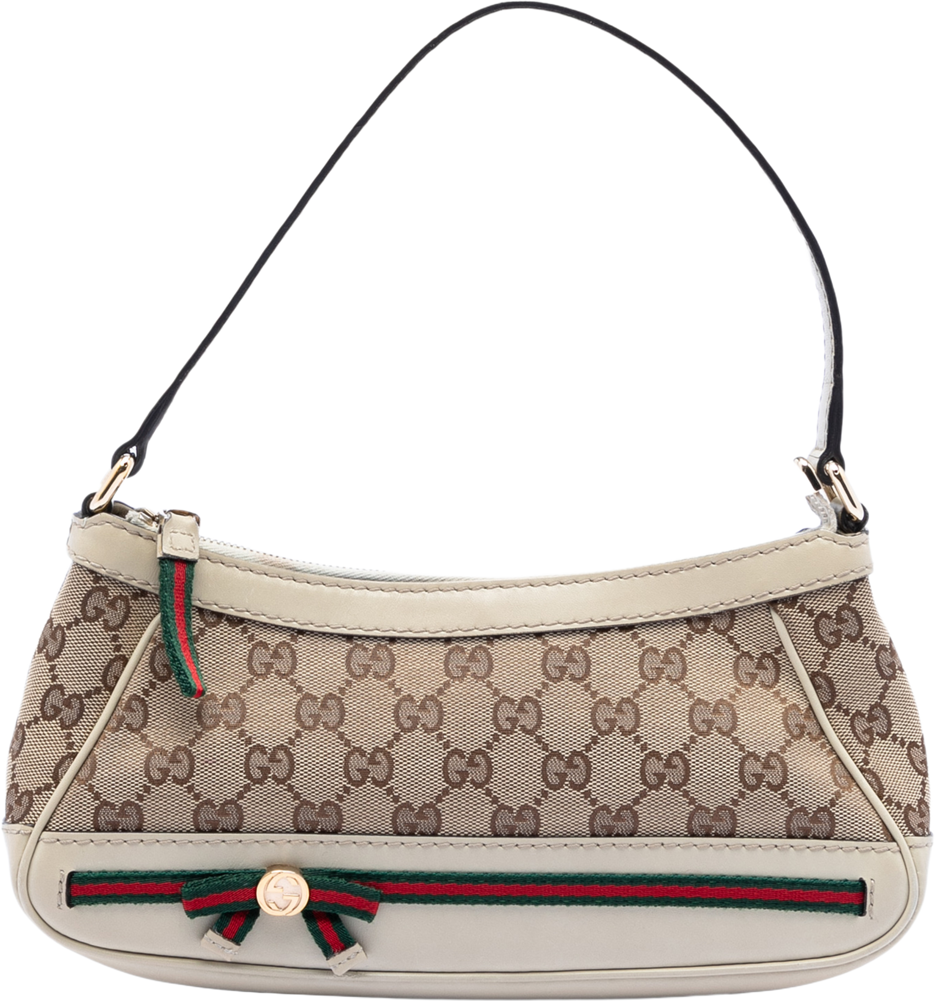 Gucci Gg Canvas Mayfair Shoulder Bag, från Luxclusif, i färgen beige. Klicka för att öppna bilden i stort format