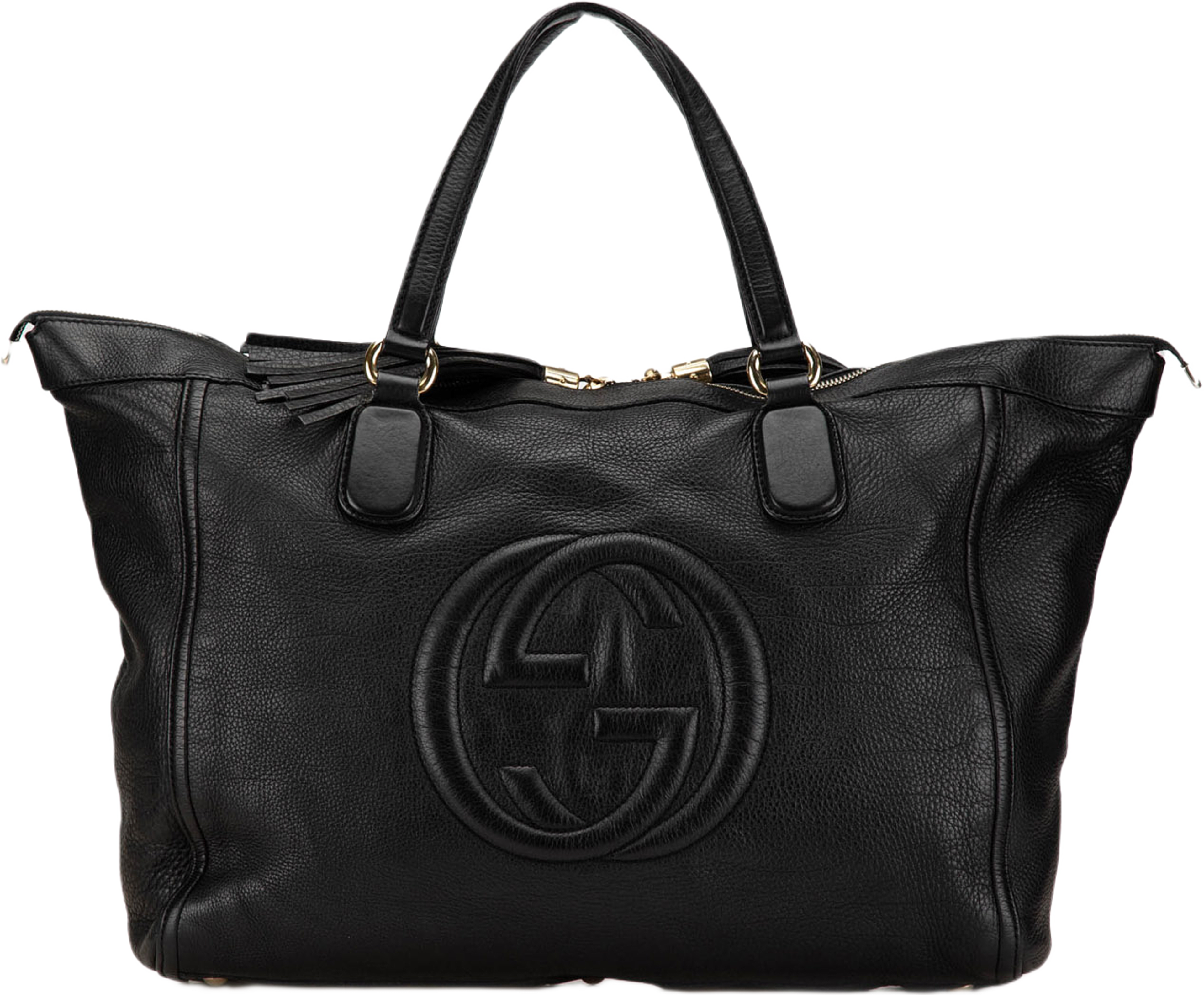 Gucci Large Leather Soho Zip Tote