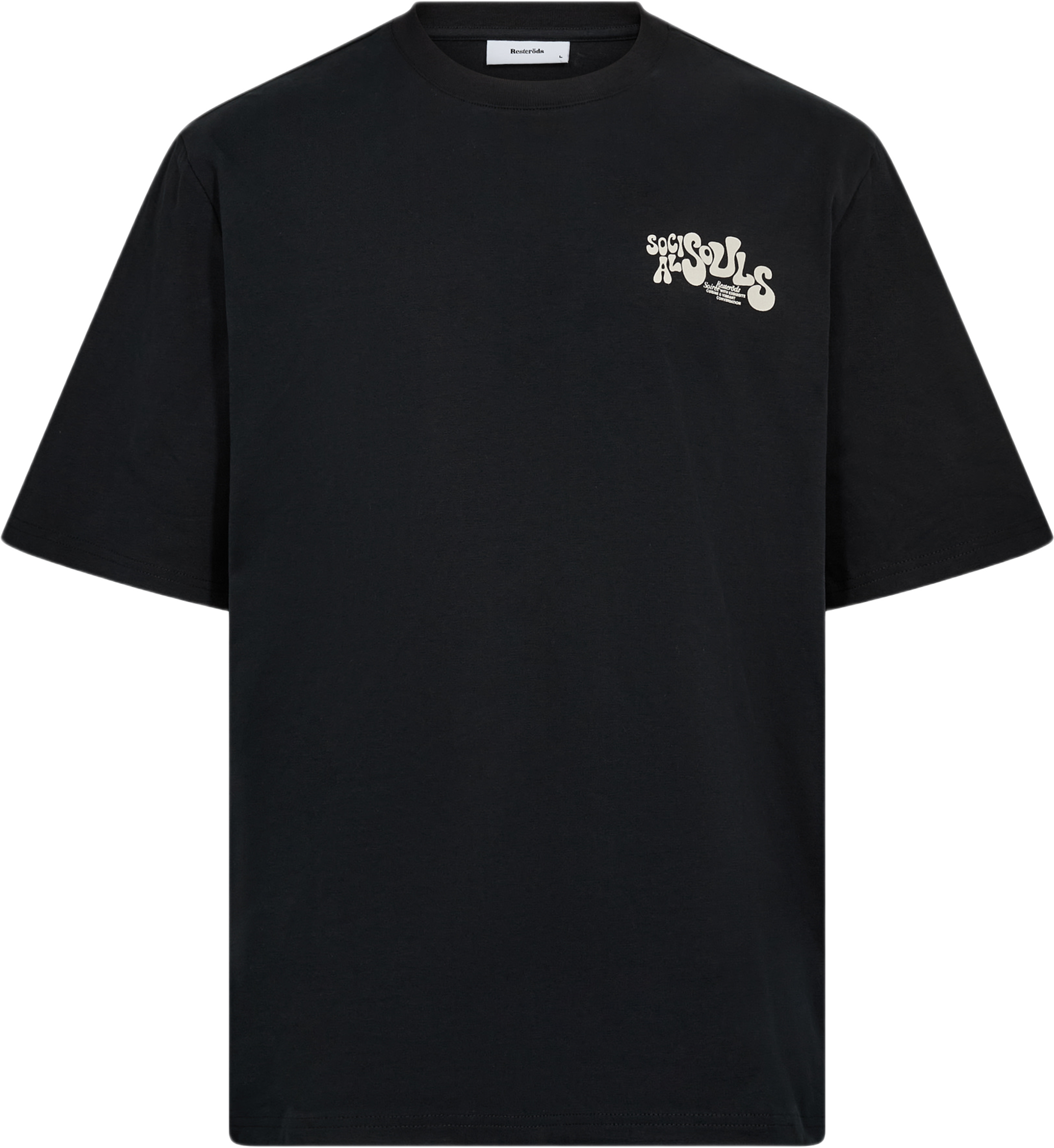 T-shirt Med Print Tas Bomull, från Resteröds, i färgen black. Klicka för att öppna bilden i stort format