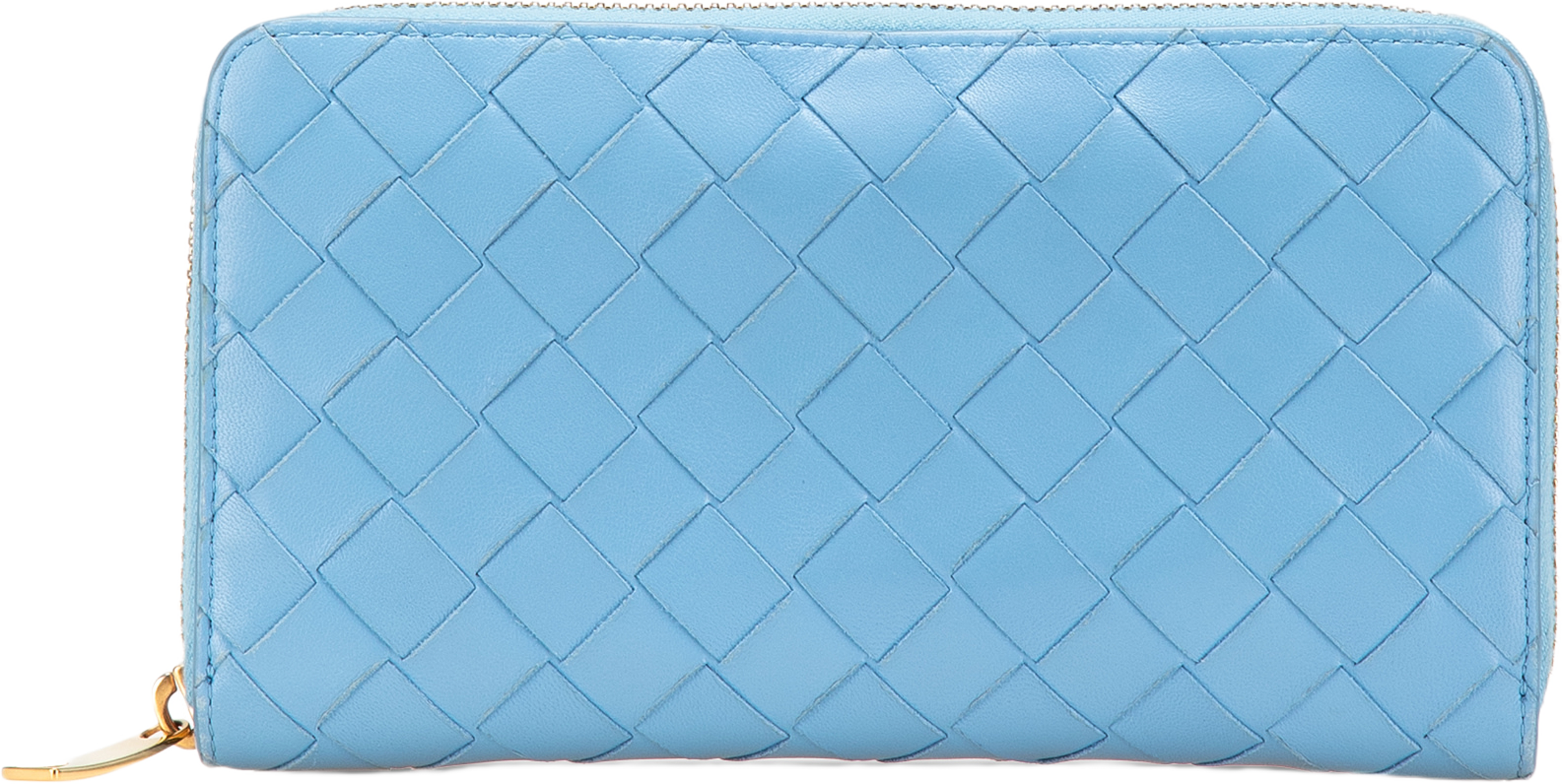 Bottega Veneta Nappa Intrecciato Zip Around Long Wallet