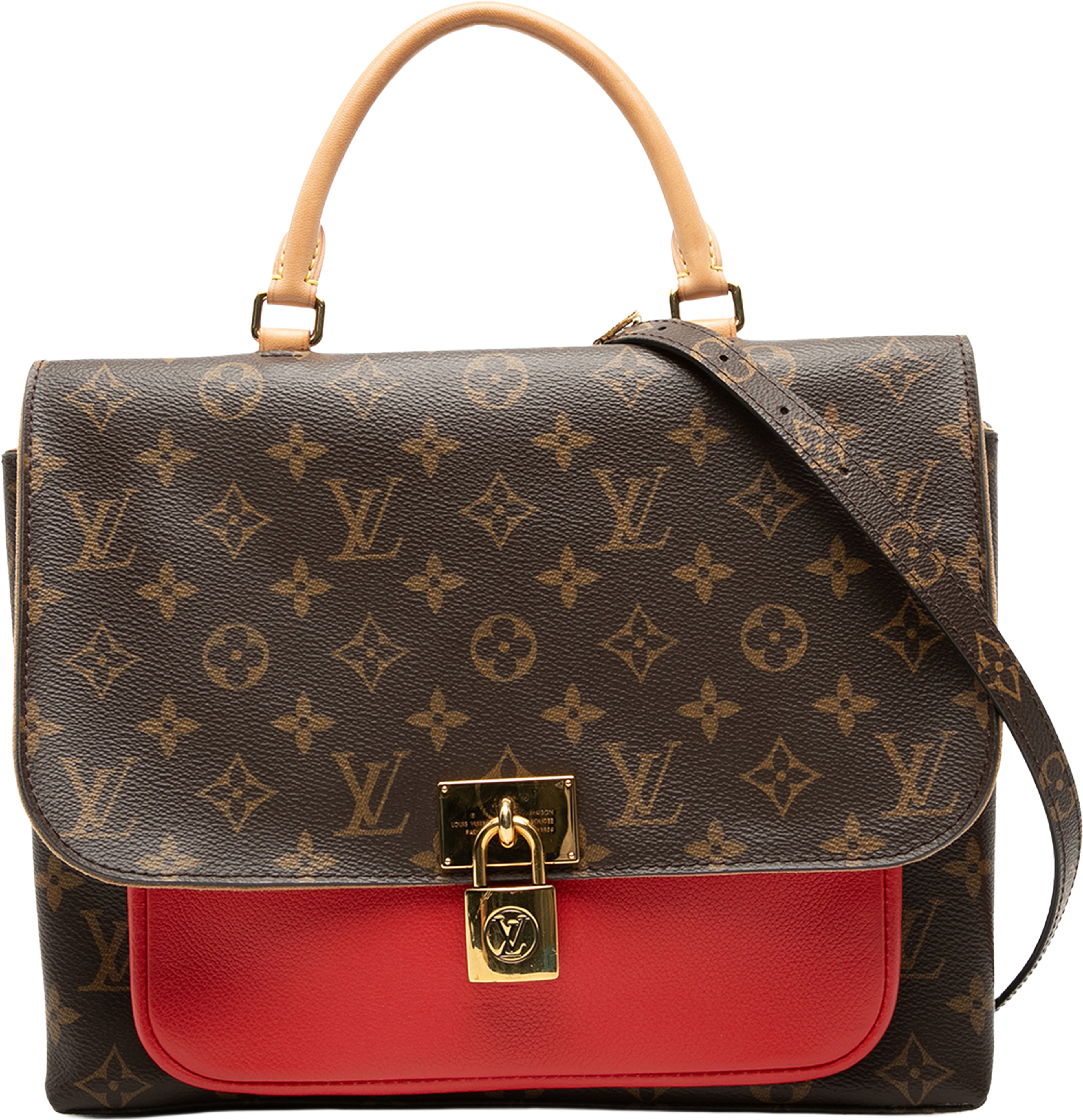 Louis Vuitton Monogram Marignan, från Luxclusif, i färgen brown. Klicka för att öppna bilden i stort format