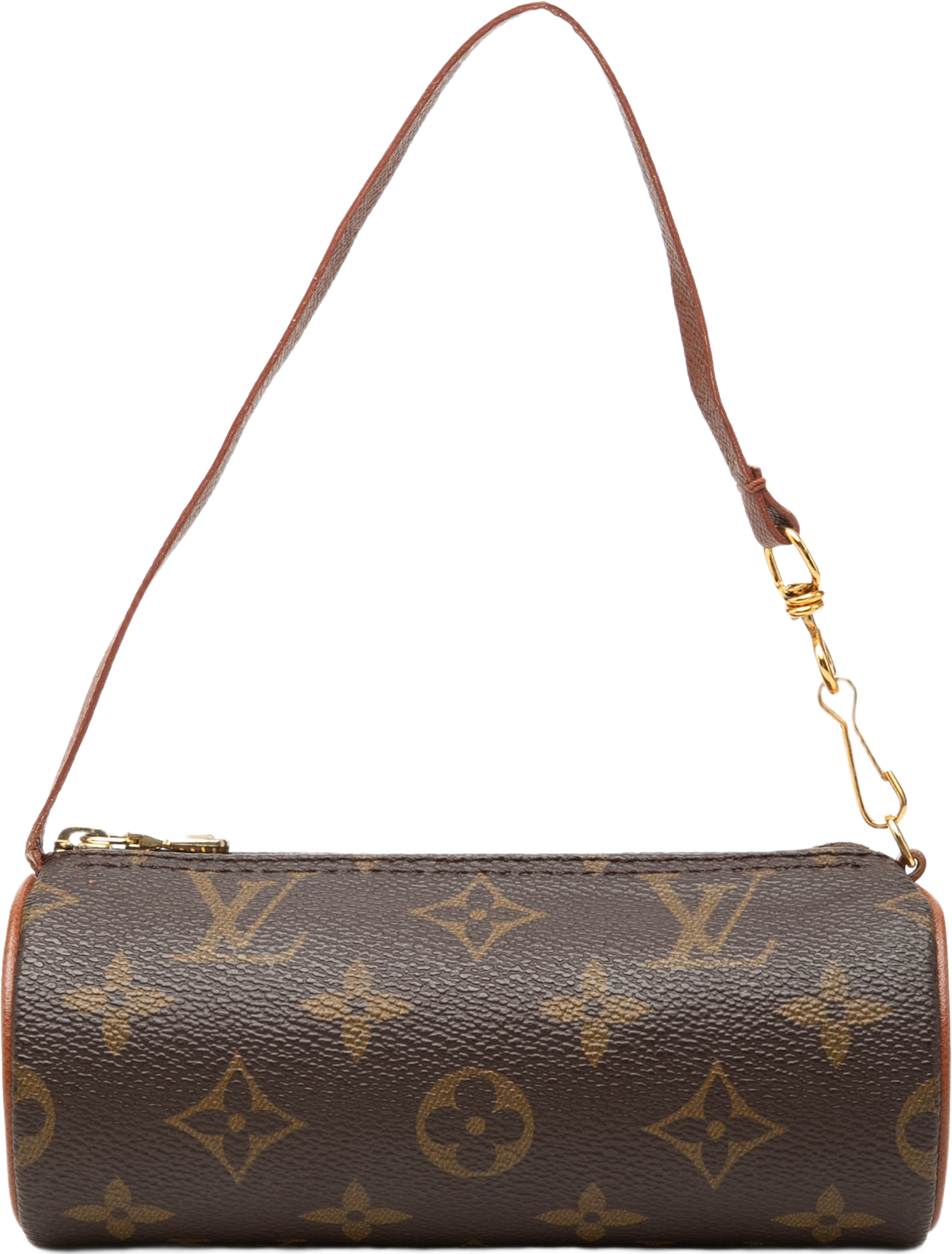 Louis Vuitton Monogram Papillon Pochette, från Luxclusif, i färgen brun. Klicka för att öppna bilden i stort format