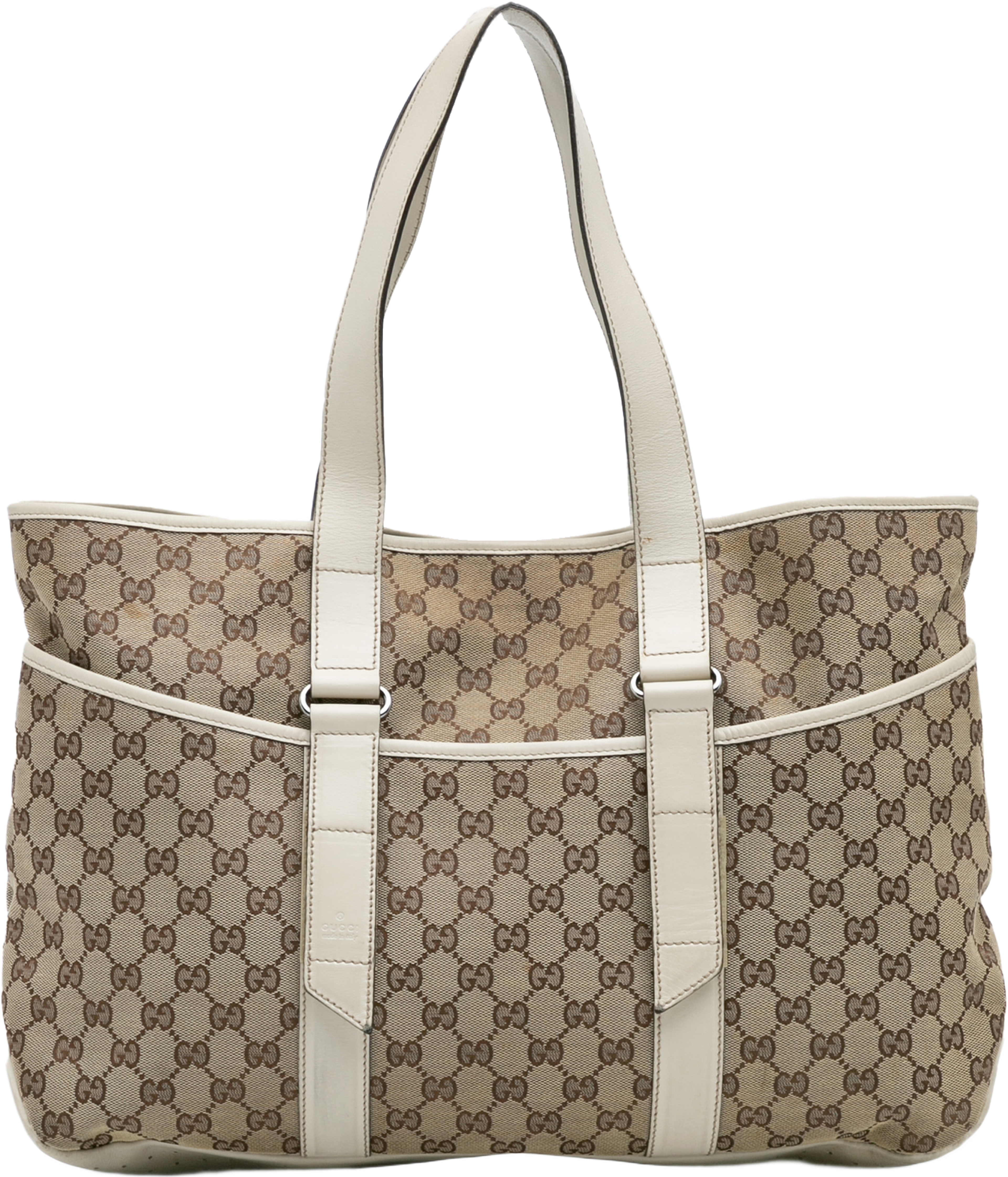 Gucci Gg Canvas Tote, från Luxclusif, i färgen light brown. Klicka för att öppna bilden i stort format