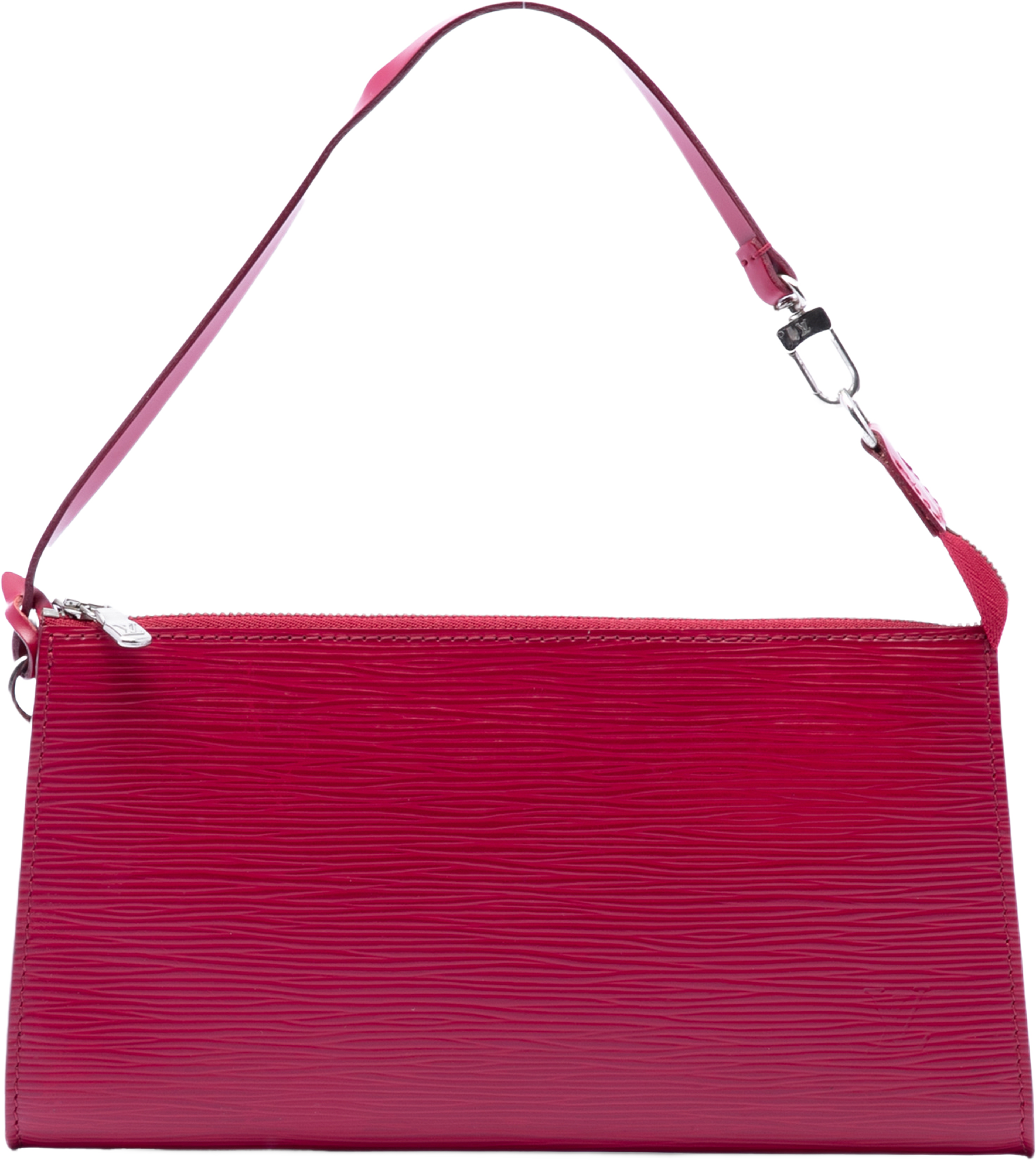 Louis Vuitton Epi Pochette Accessoires, från Luxclusif, i färgen red. Klicka för att öppna bilden i stort format