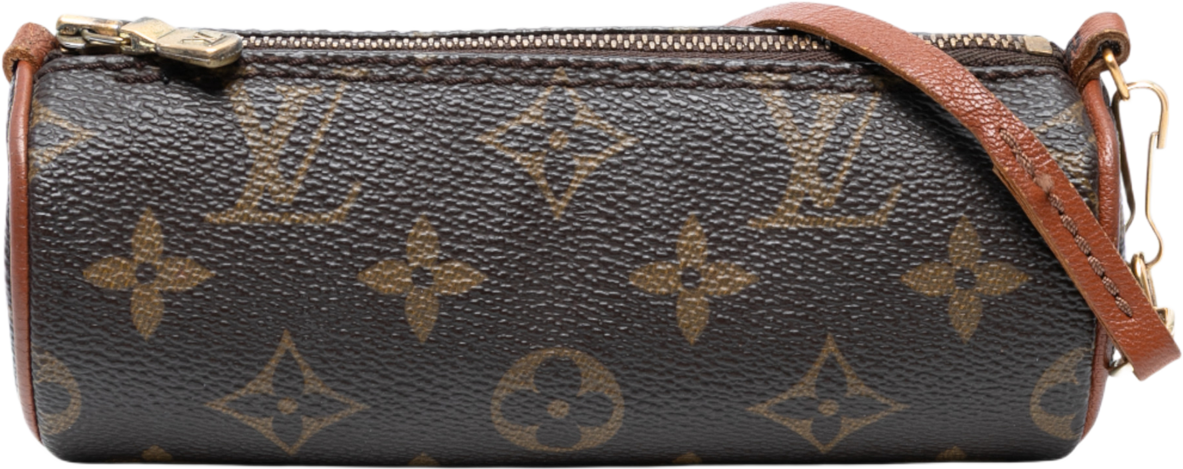 Louis Vuitton Monogram Papillon Pochette, från Luxclusif, i färgen brown. Klicka för att öppna bilden i stort format